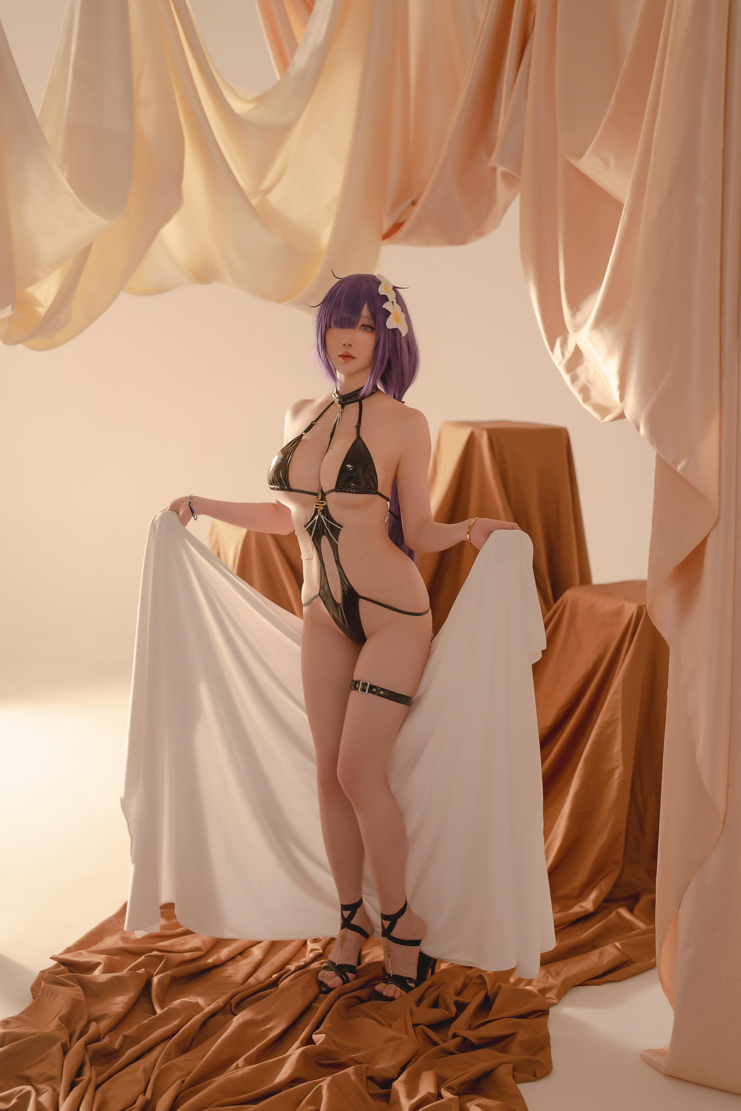 星之迟迟 2024 08月计划F 碧蓝航线 莫加多尔泳装 [54P-369MB]