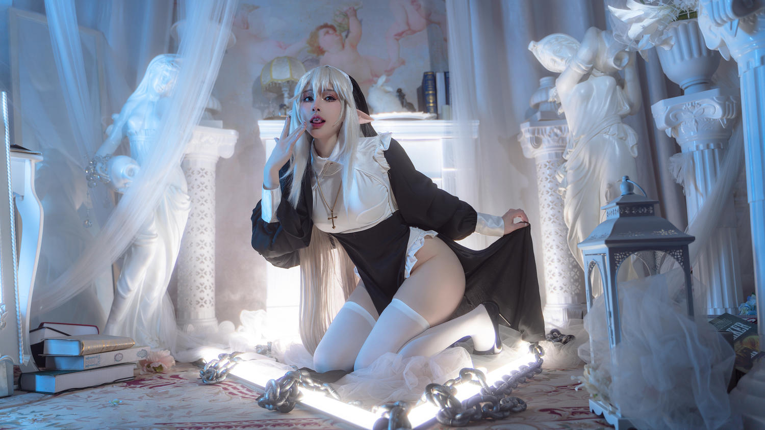 鹿八岁 堕落修女 [61P-1.04GB]