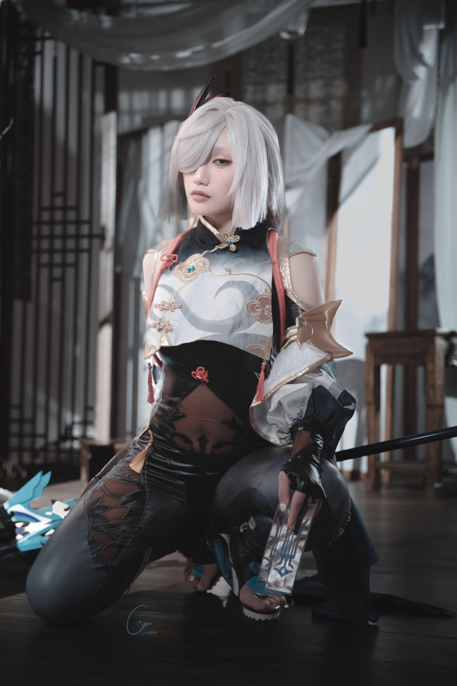 Cien恩恩 原神 申鹤 [31P-89MB]