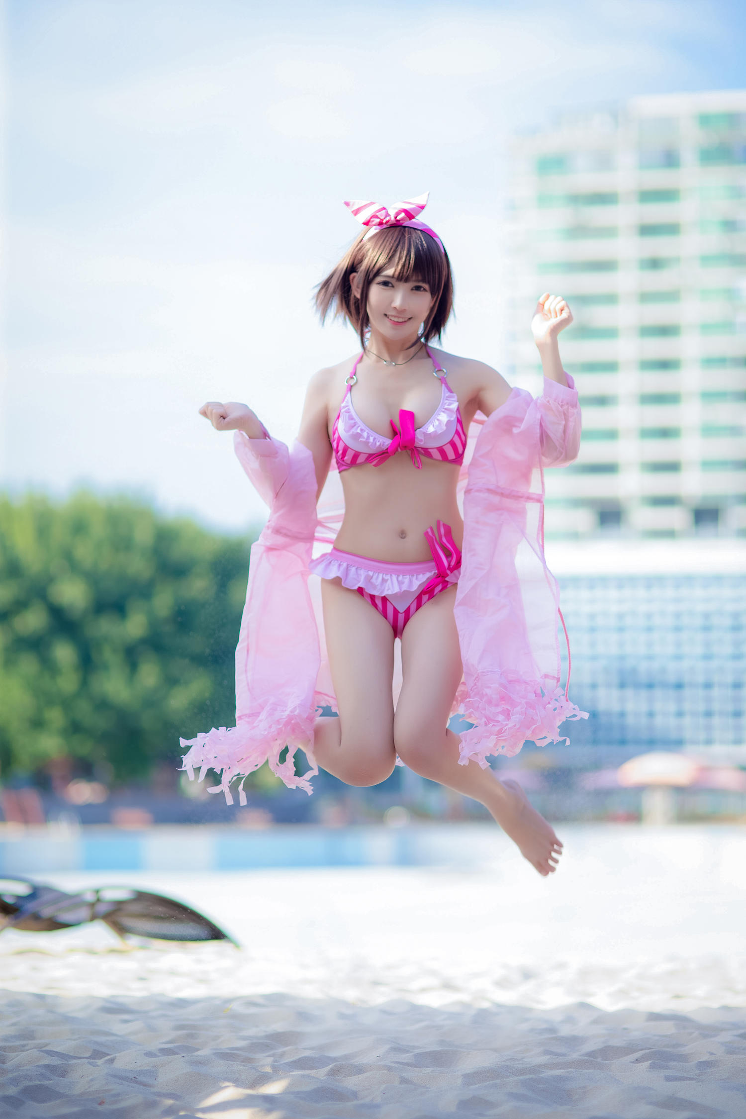 Coser面饼仙儿 加藤惠泳装 [20P-138MB]