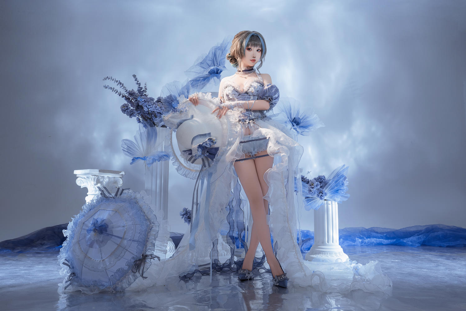 Coser面饼仙儿 碧蓝航线 柴郡礼服 [21P-251MB]