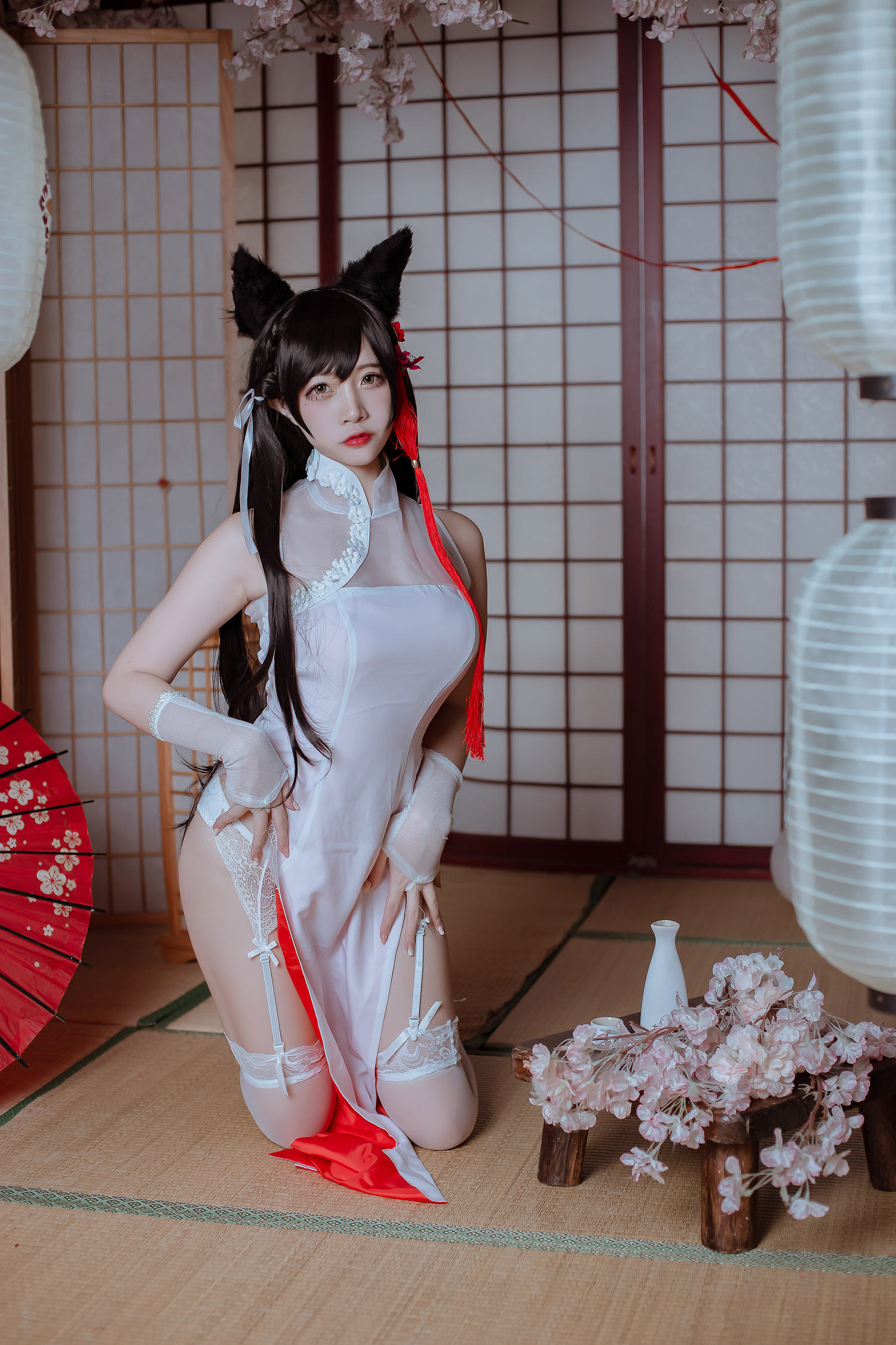 二佐 犬之眷 碧蓝航线 爱宕 旗袍 [18P-117MB]