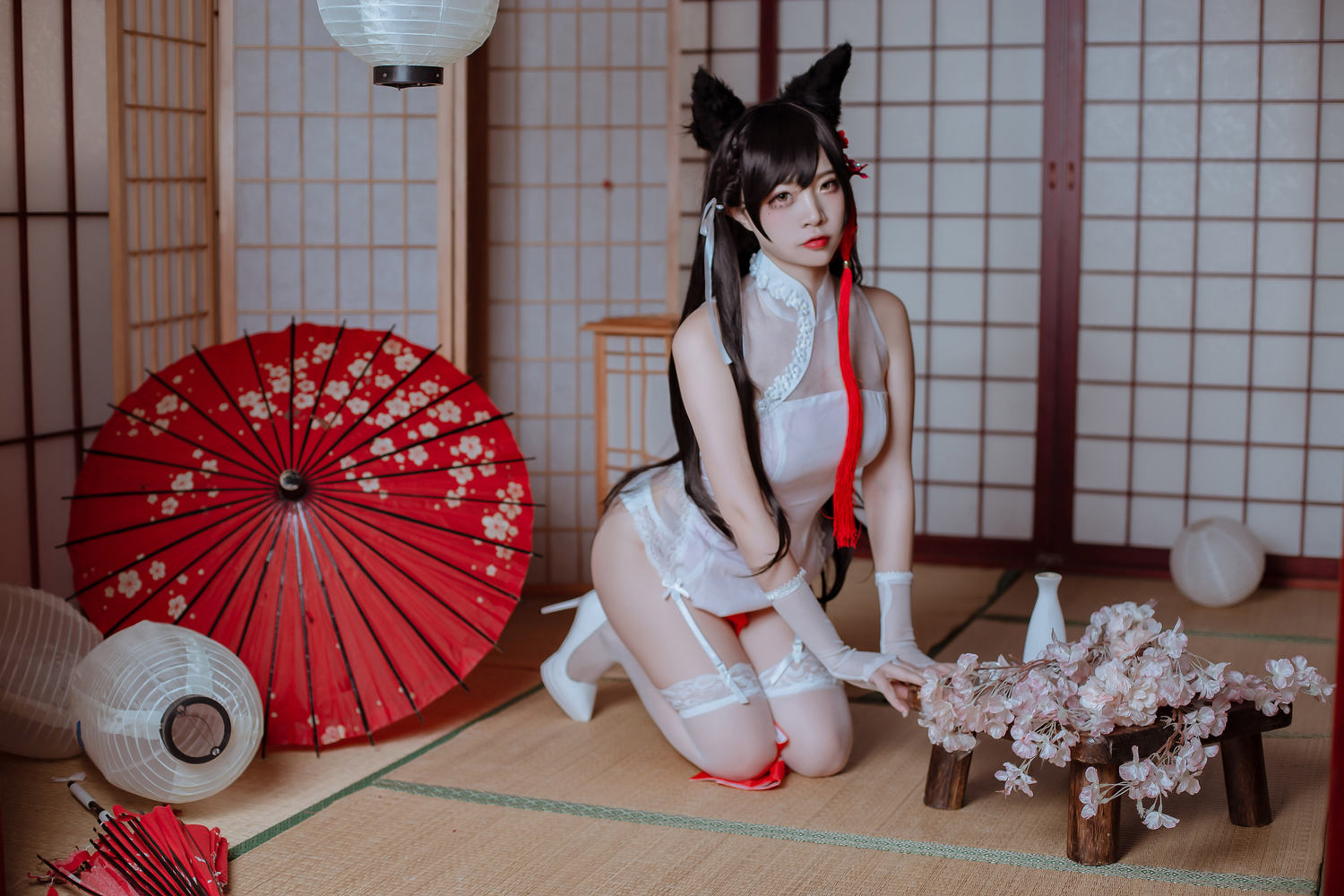 二佐 犬之眷 碧蓝航线 爱宕 旗袍 [18P-117MB]