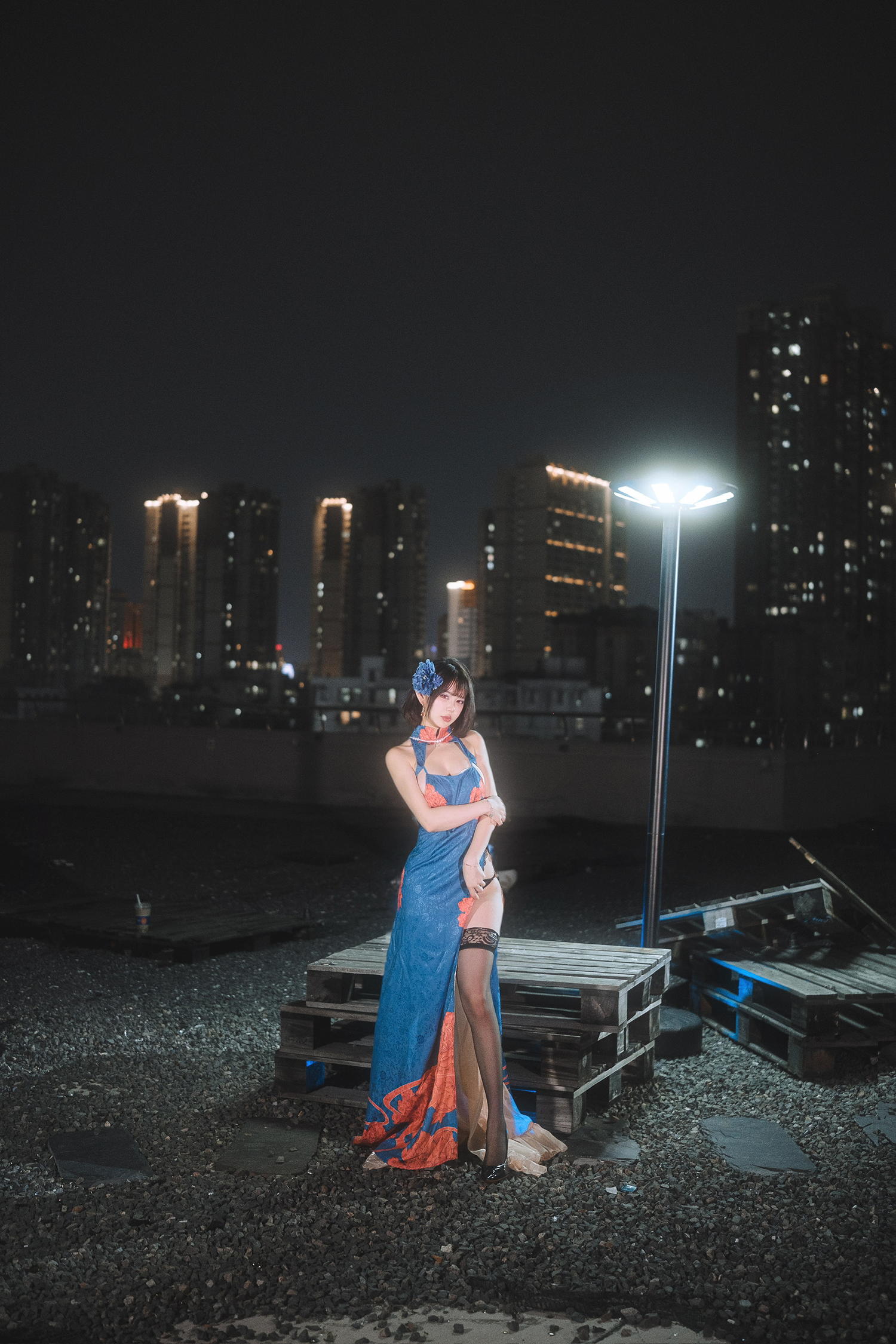 Tina很妖孽呀 碧蓝航线 建武旗袍 [39P-49MB]