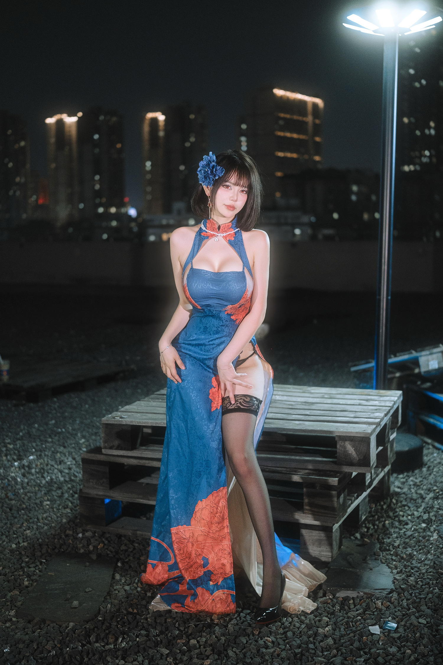 Tina很妖孽呀 碧蓝航线 建武旗袍 [39P-49MB]