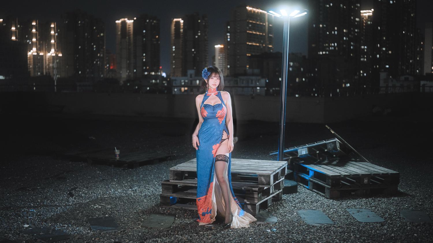 Tina很妖孽呀 碧蓝航线 建武旗袍 [39P-49MB]