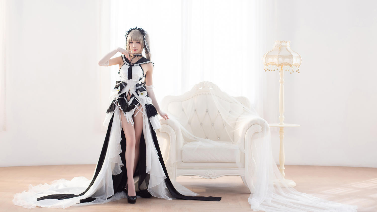 Tomoyo酱 碧蓝 可畏礼服 [54P-199MB]