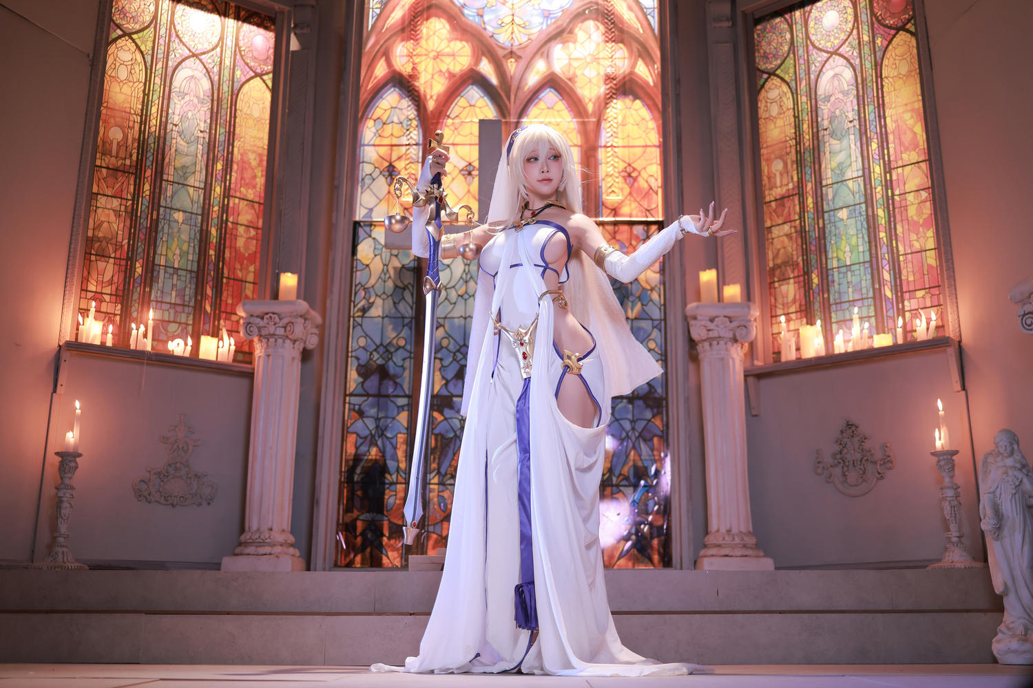 水淼aqua Sword Maiden 剑之圣女 [133P-206MB]