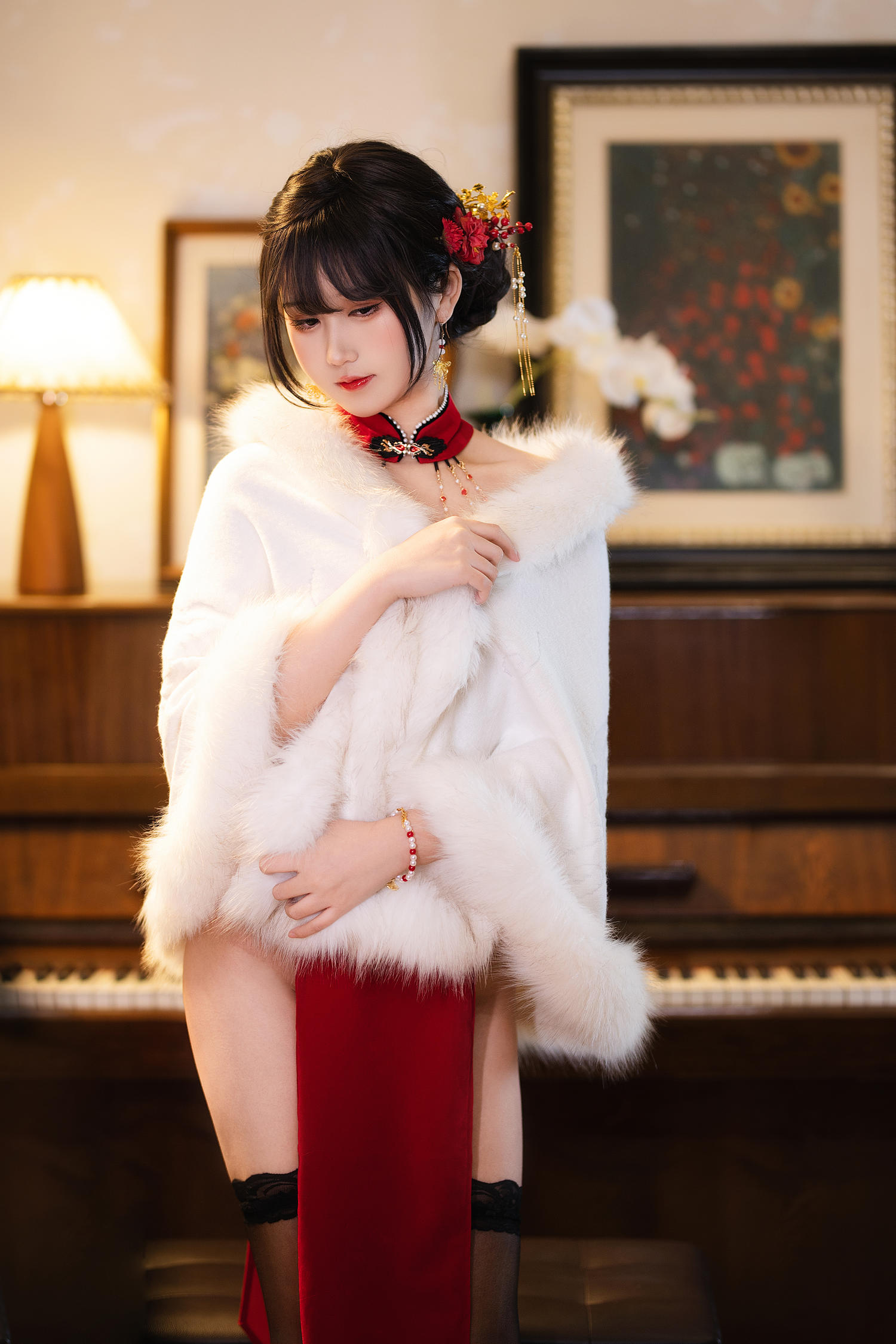 三度_69 红丝绒旗袍 [75P3V-704MB]