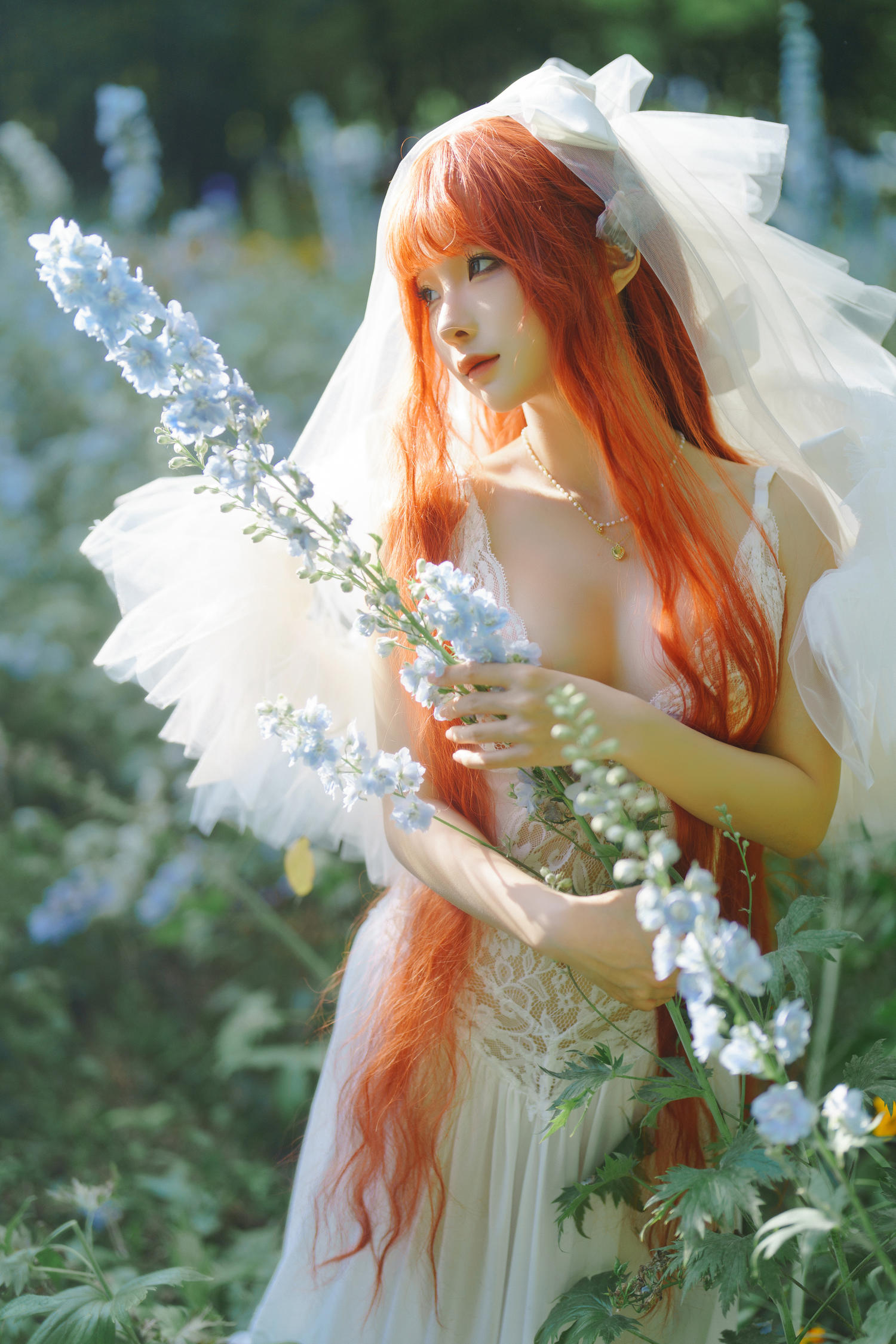 蠢沫沫 花丛婚纱 [67P-517MB]