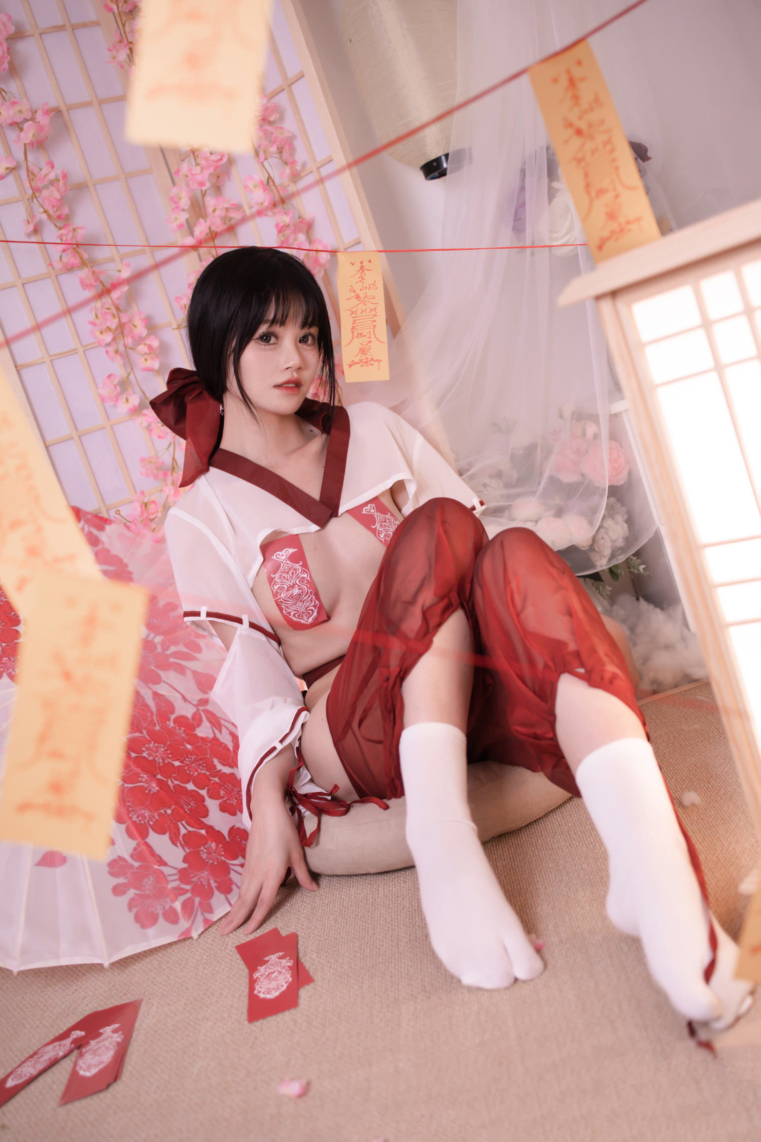 星黛鹿鹿（千反田鹿子）祈福巫女 [56P-723MB]