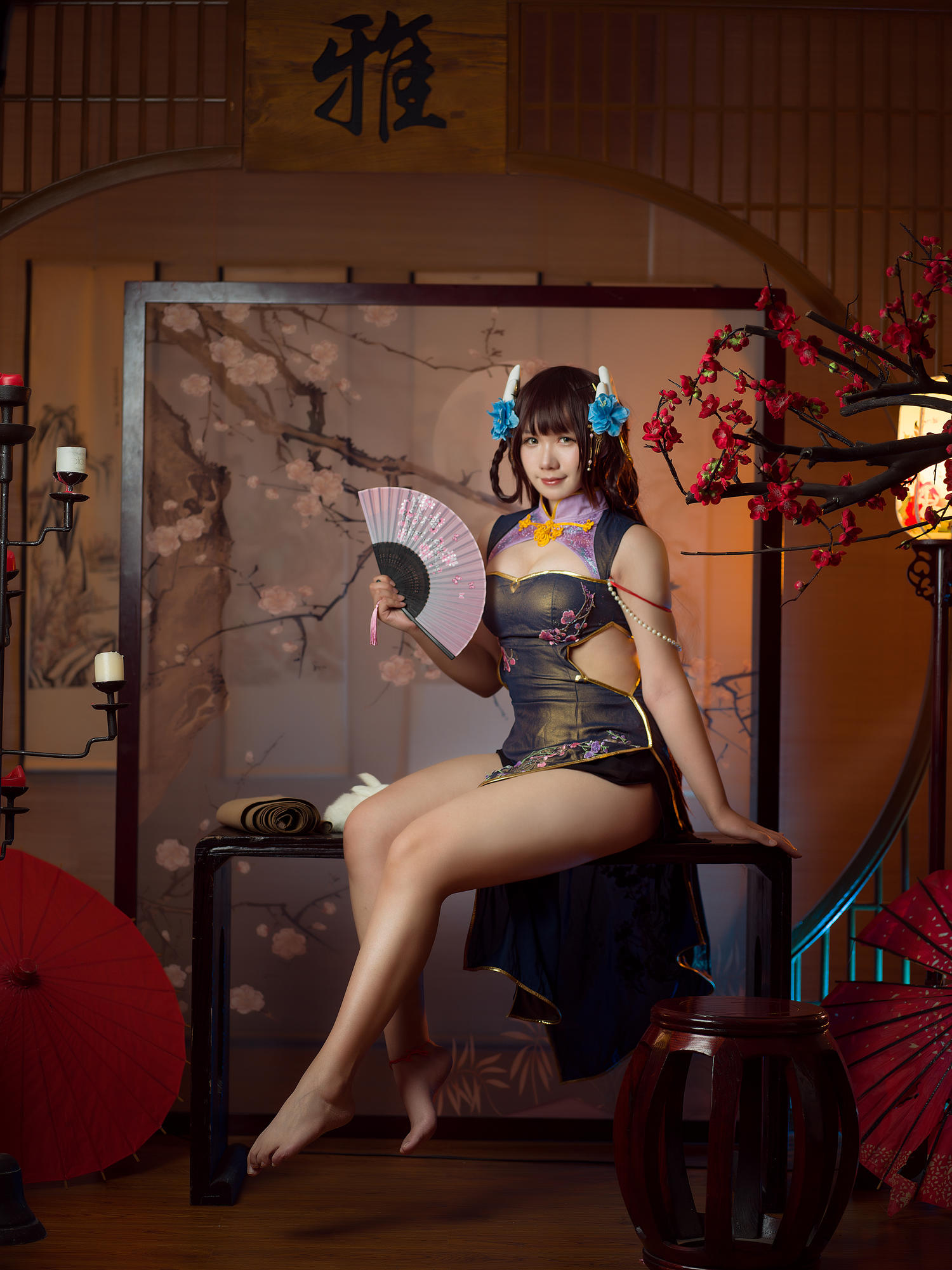 麻花麻花酱 比睿旗袍 [31P-281MB]