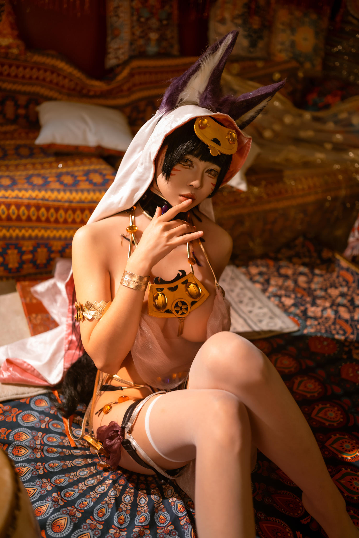 上杉绘梨落 碧蓝航线 武藏 同人舞娘 [18P-448MB]