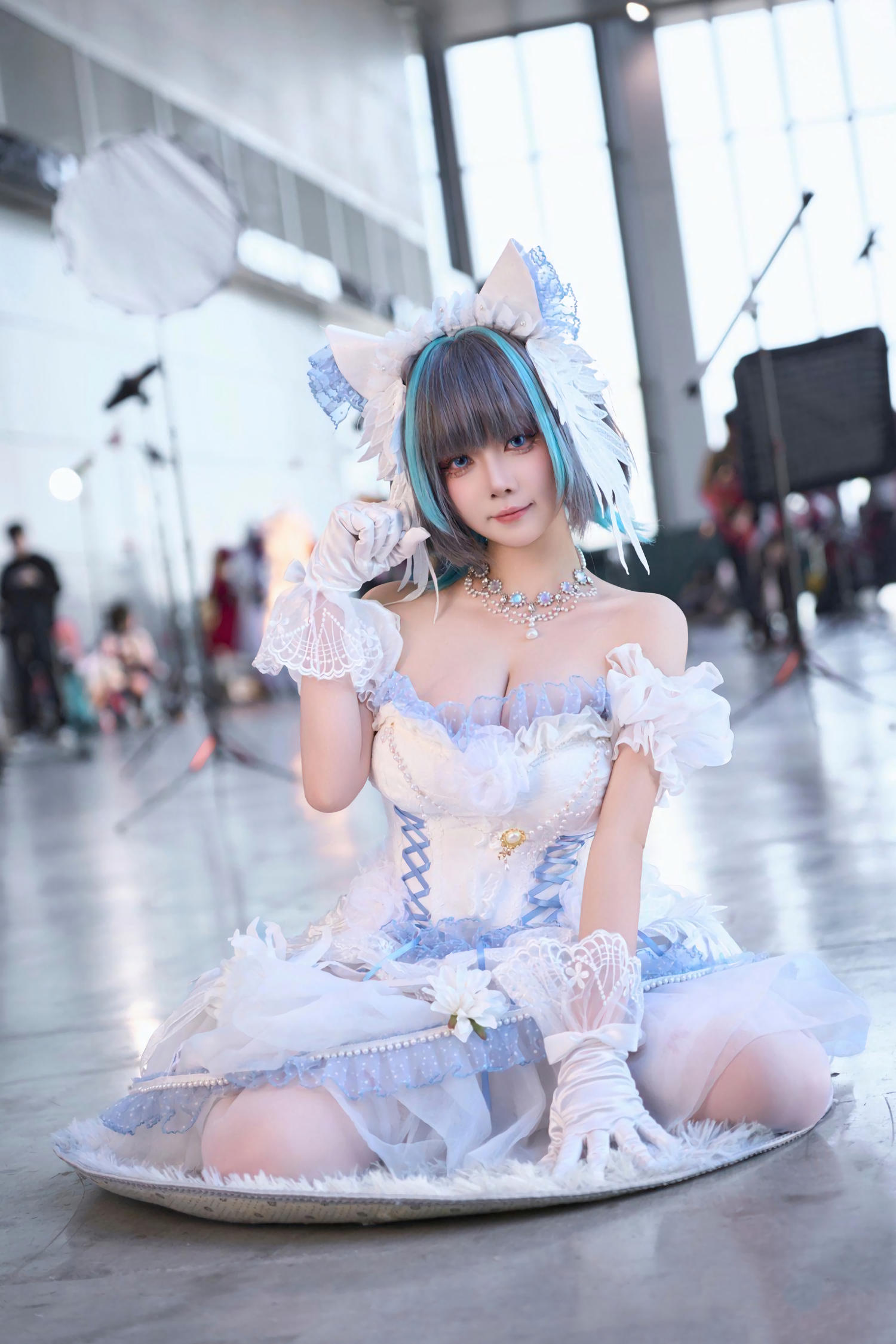 修修猫ww 柴郡礼服 [9P-106MB]