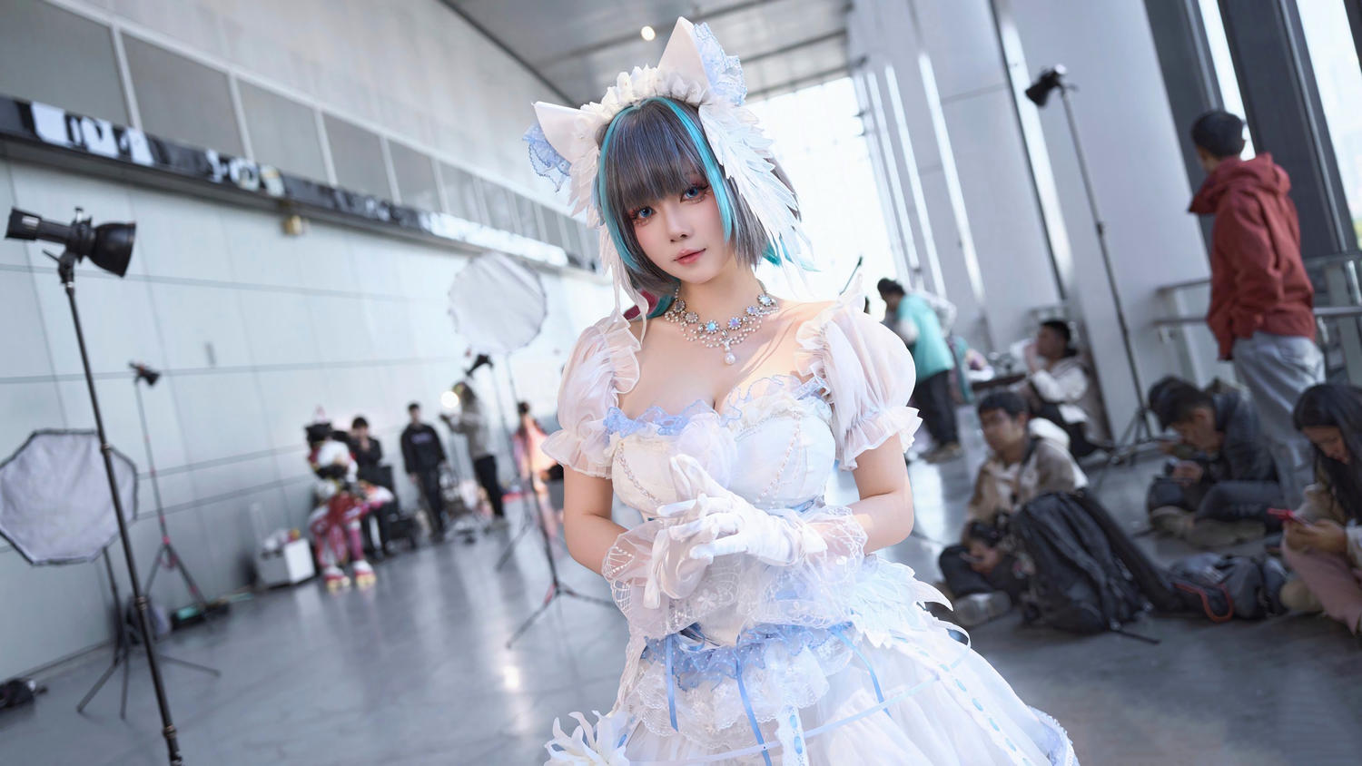 修修猫ww 柴郡礼服 [9P-106MB]