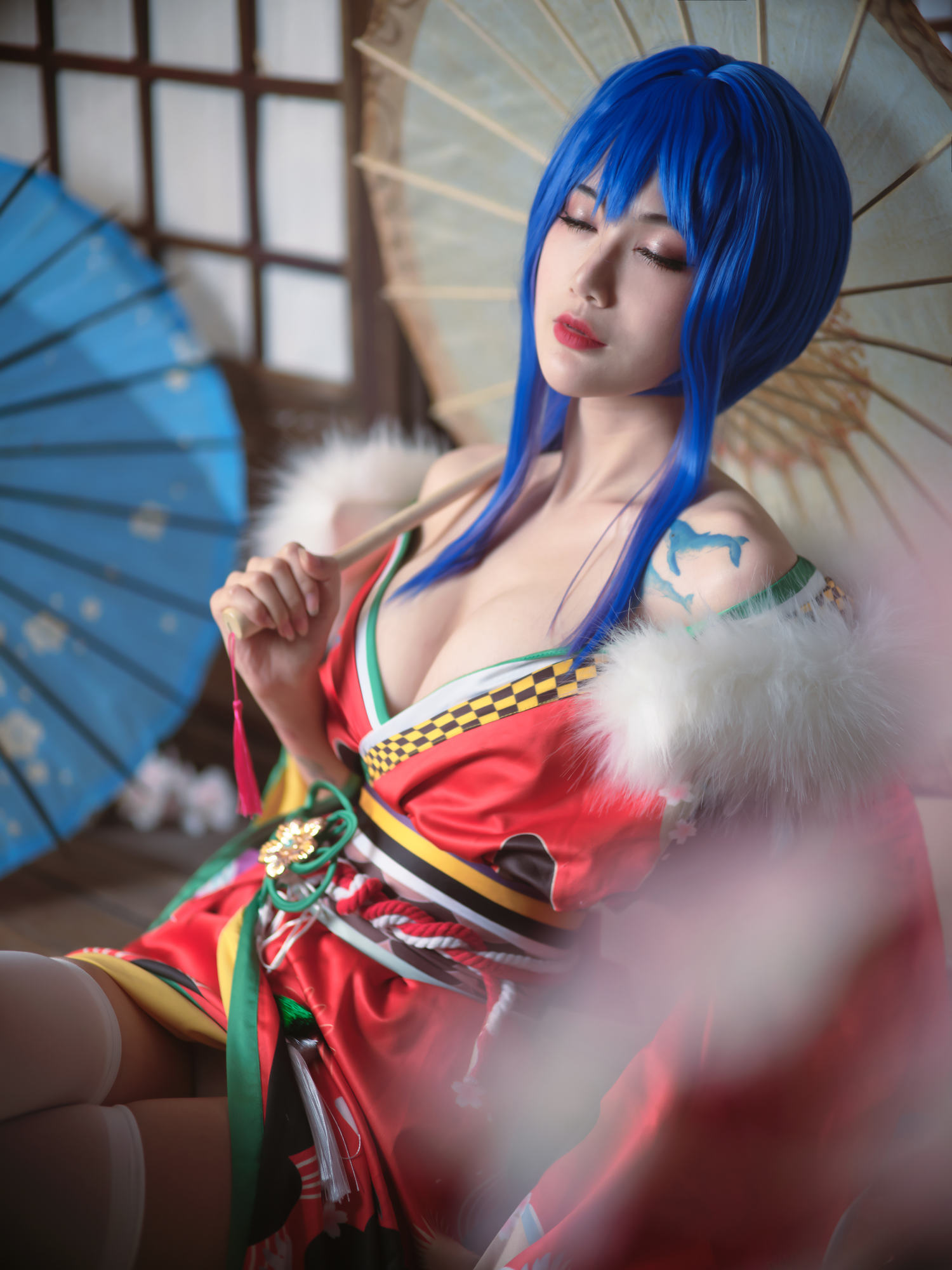 一米八的大梨子 碧蓝航线 圣路易斯 和服 [18P-101MB]