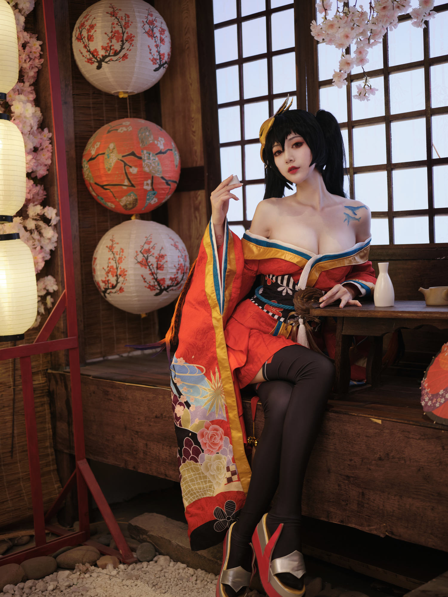 一米八的大梨子 碧蓝航线 大凤 和服 [31P-297MB]