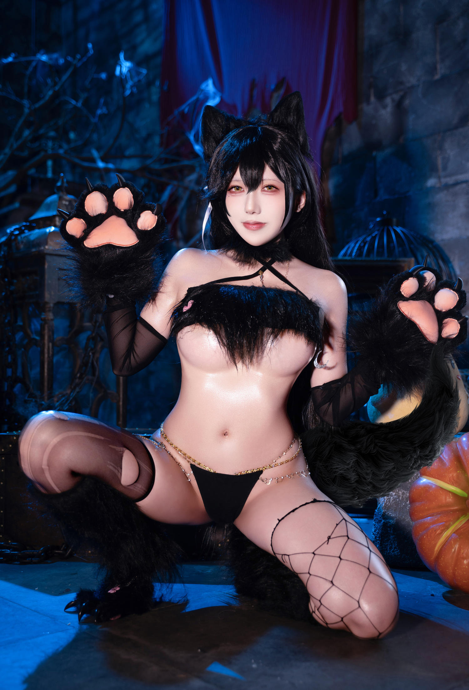 苍崎时雨 – 爱宕万圣节狼女 [52P]