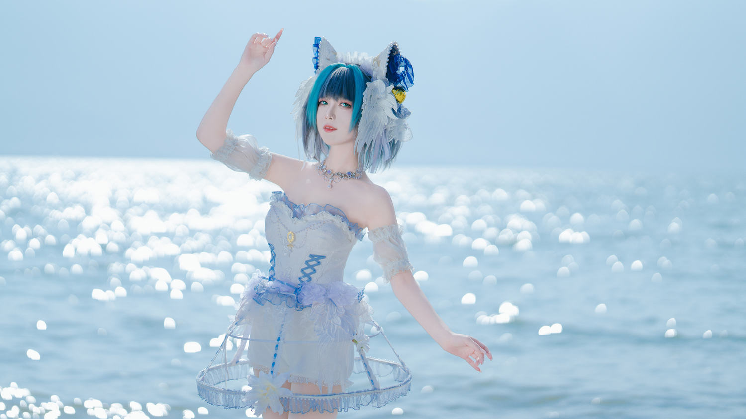 封疆疆 碧蓝航线 柴郡小礼服 [10P-105MB]