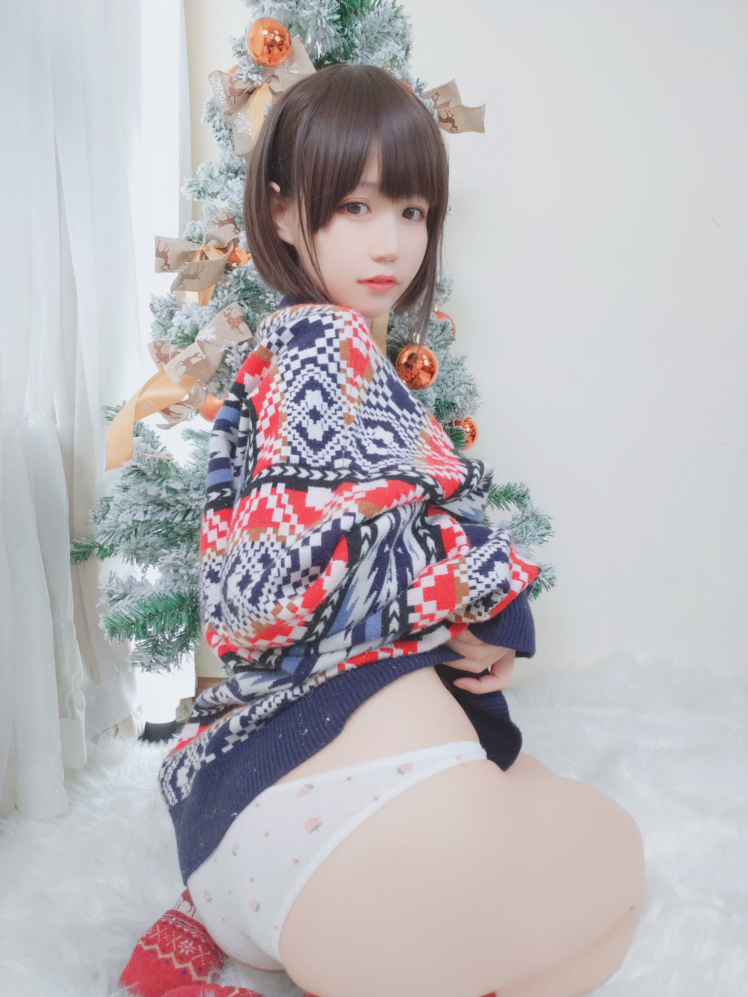 小仓千代w - 可可爱爱毛衣图 [20P]