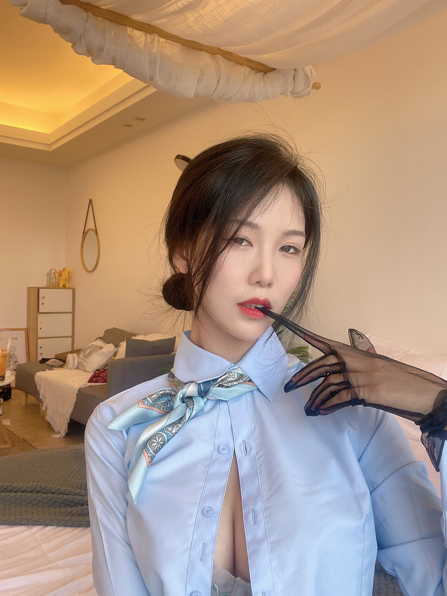 抖娘-利世 - 空姐制服 [40P]