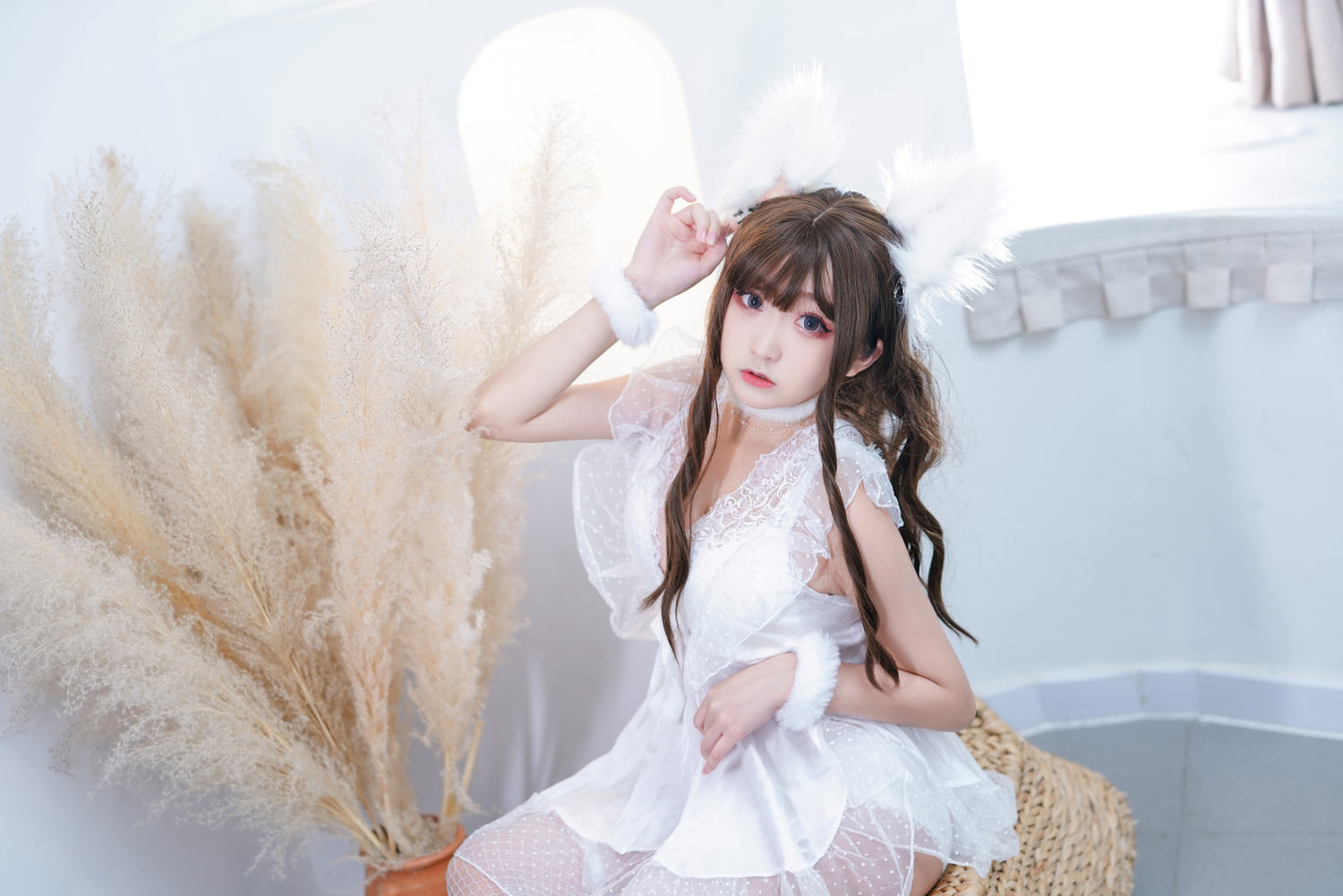 恩田直幸 - 白色猫猫 [44P]