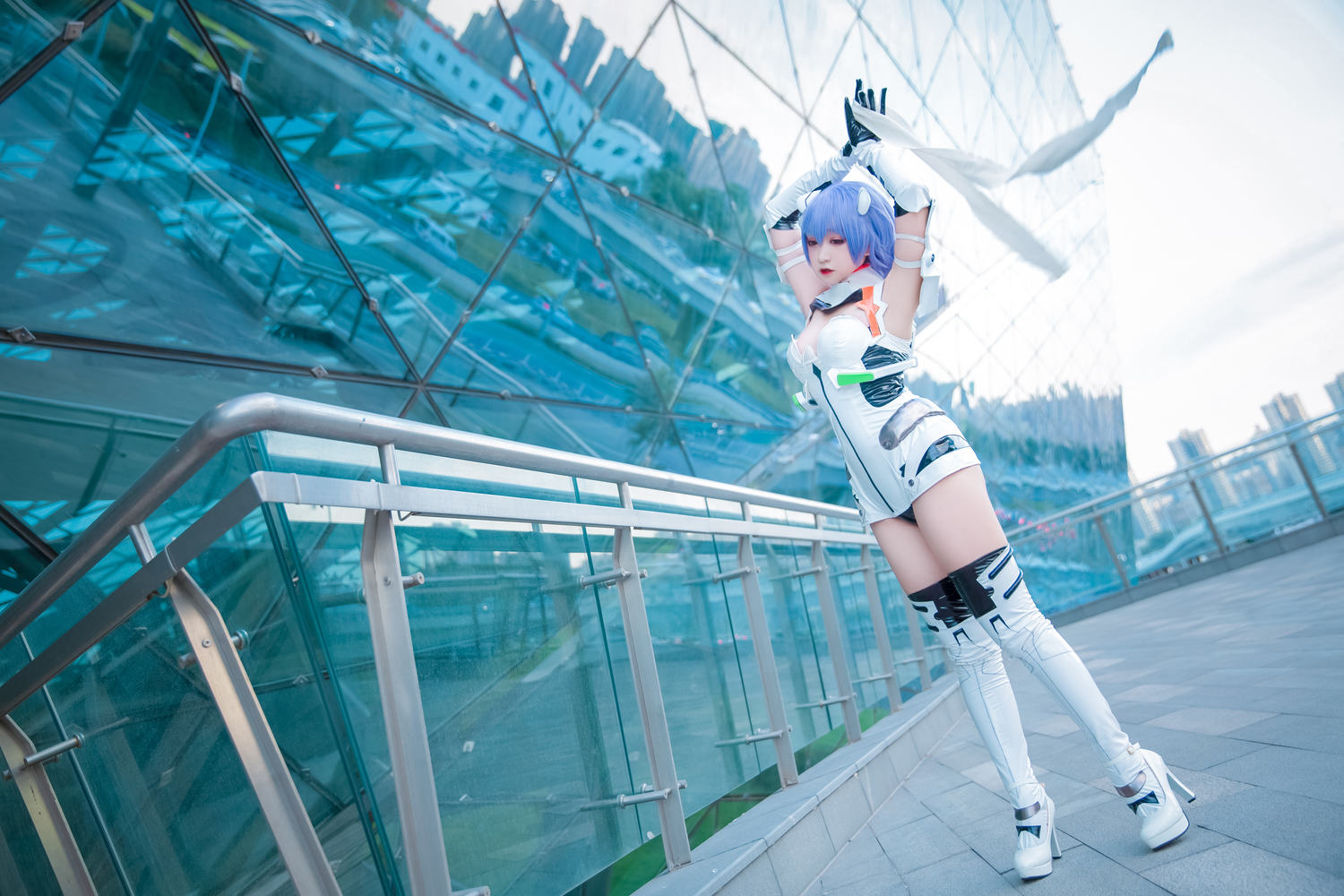 恩田直幸 - 白色战斗服绫波丽 [10P]