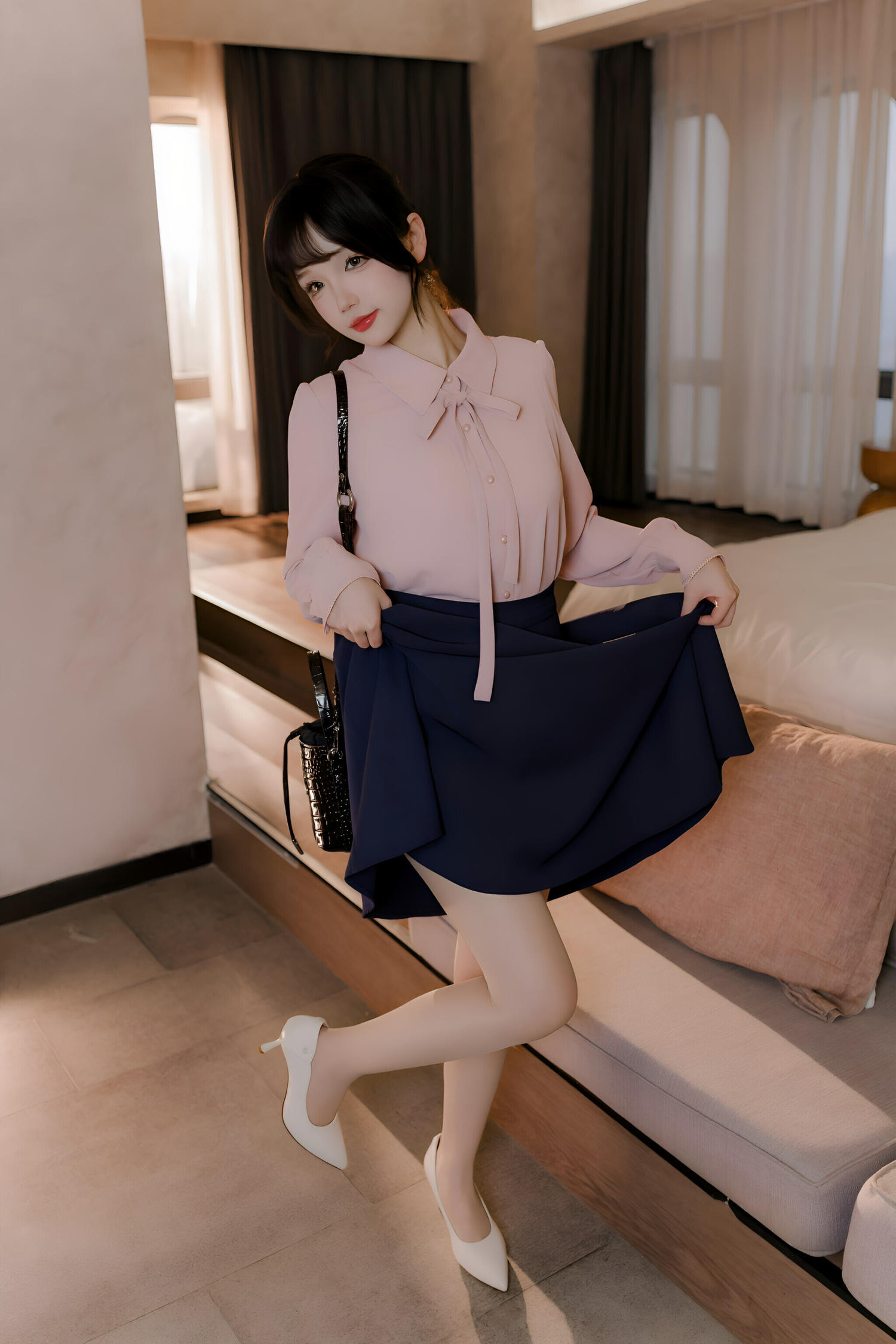 雪晴Astra 肉丝通勤OL [71P1V-1.36GB]