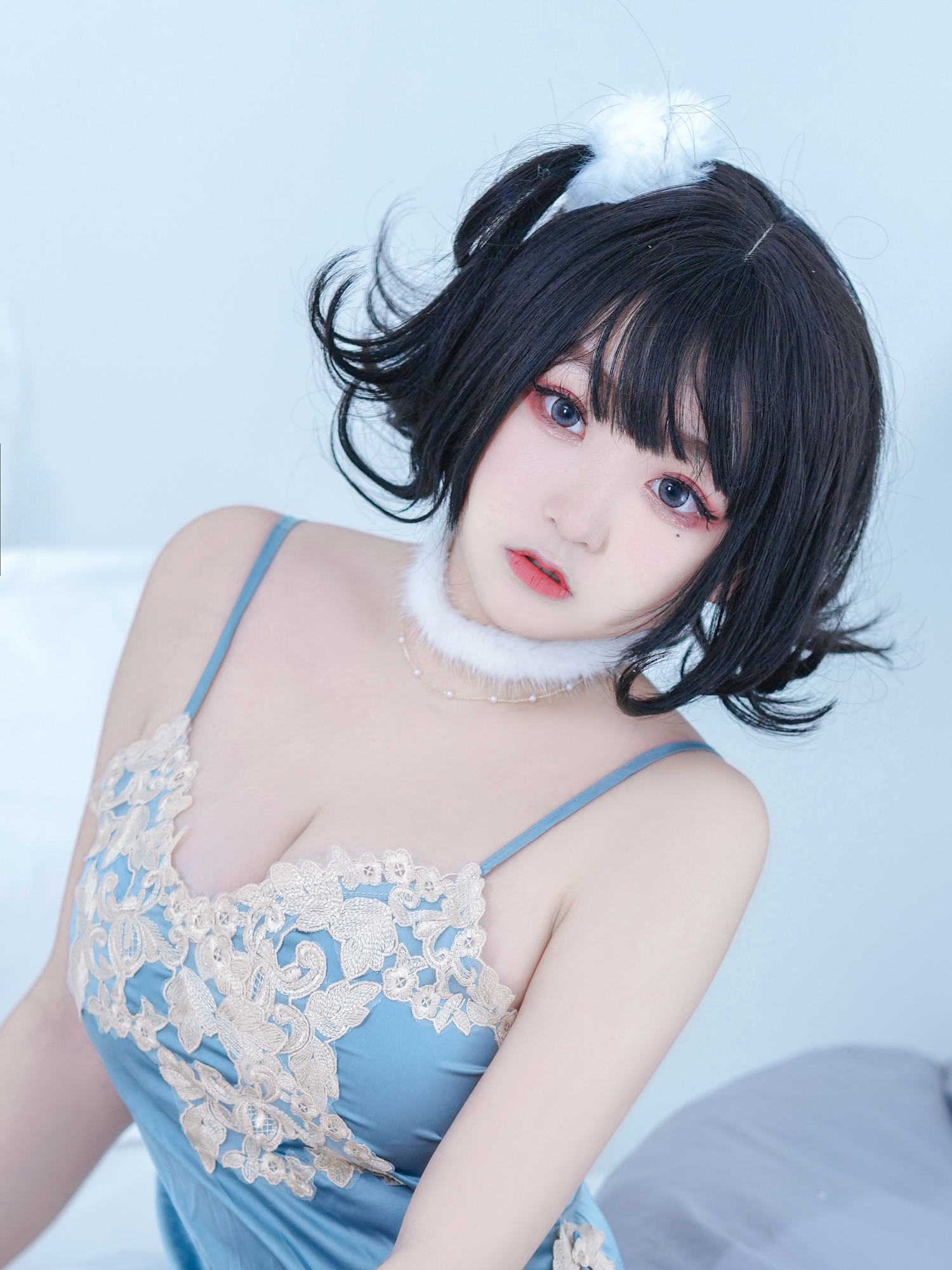 恩田直幸 – 蓝色睡衣 [45P]