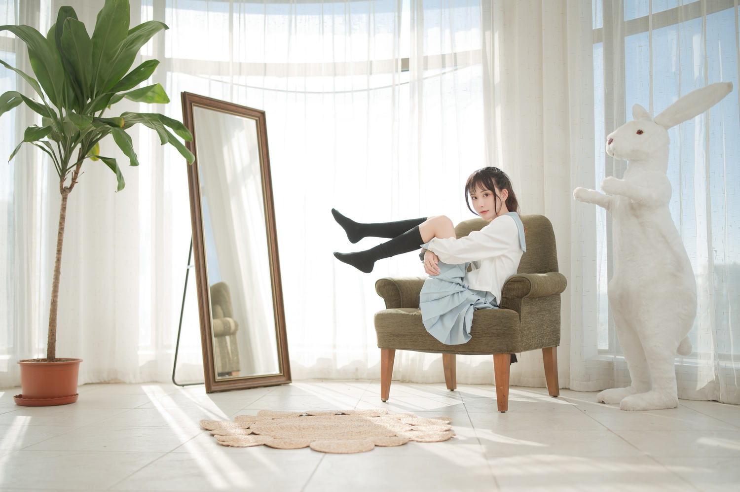 AAAyu阿玉 - 蓝色JK [15P]