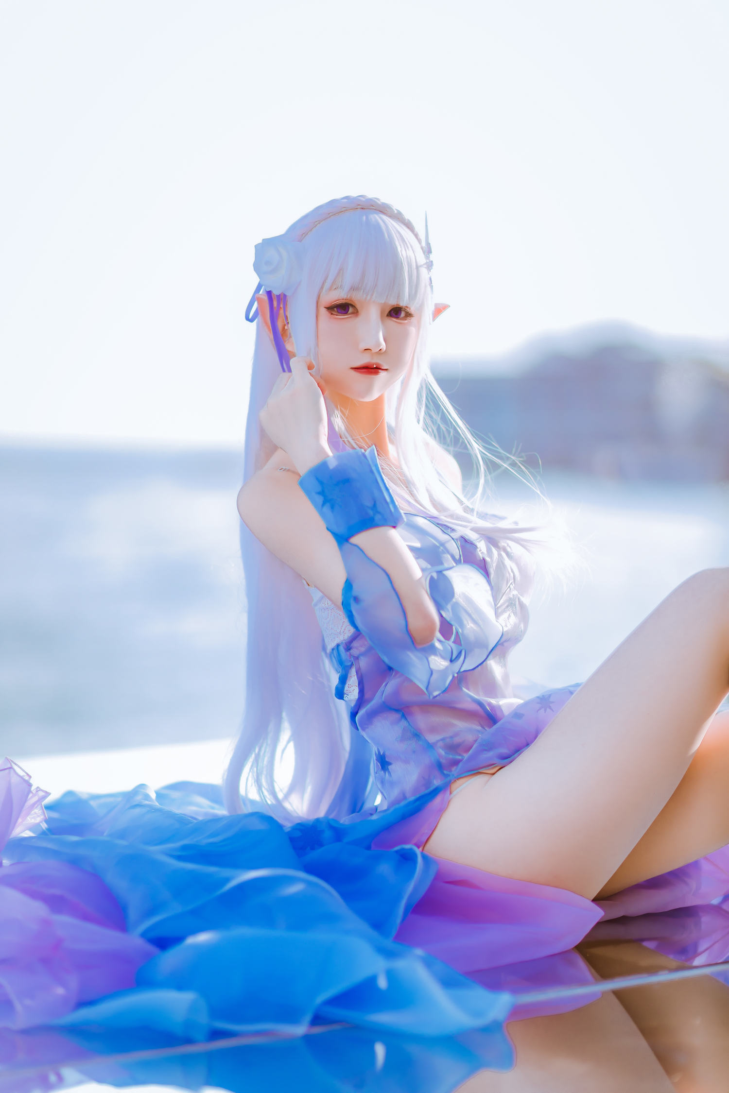 coser衣衣 –  爱蜜莉雅冰晶礼服 [30P]