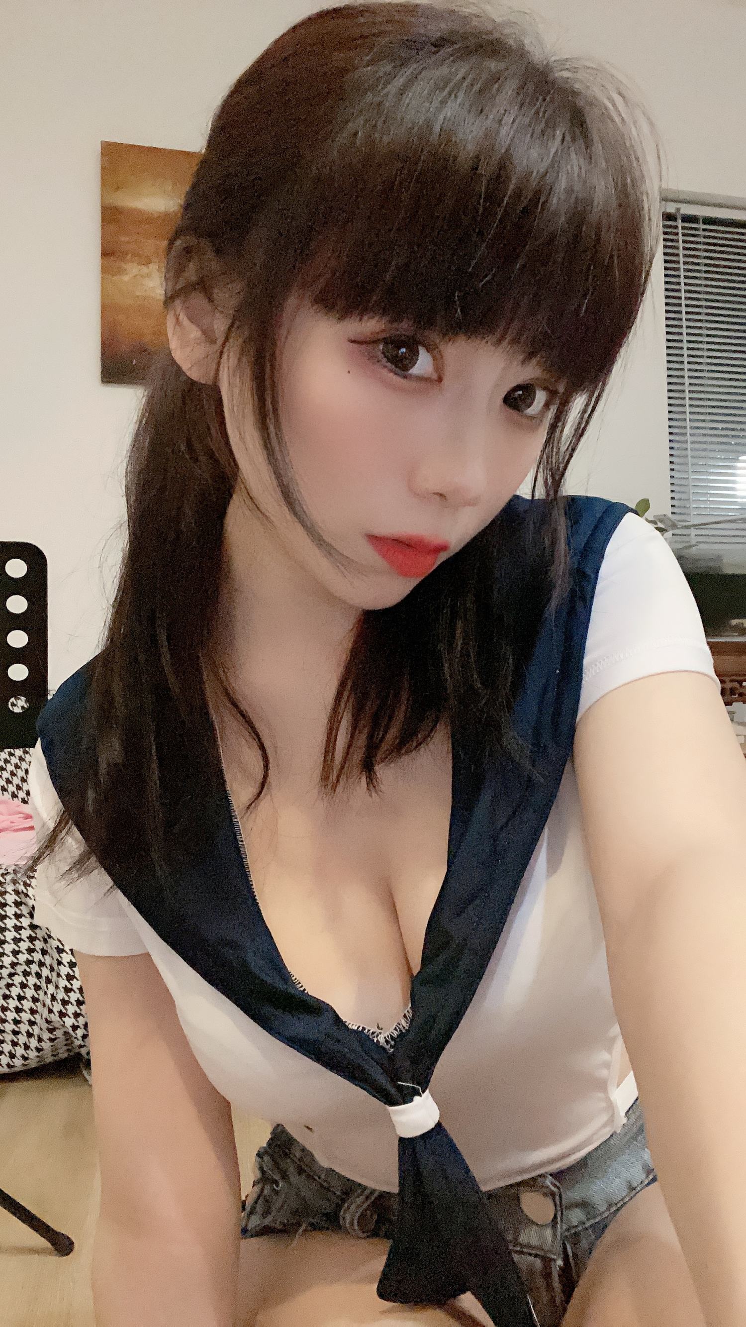 usejan（蓝蓝）- 绑带牛仔裤 [56P]