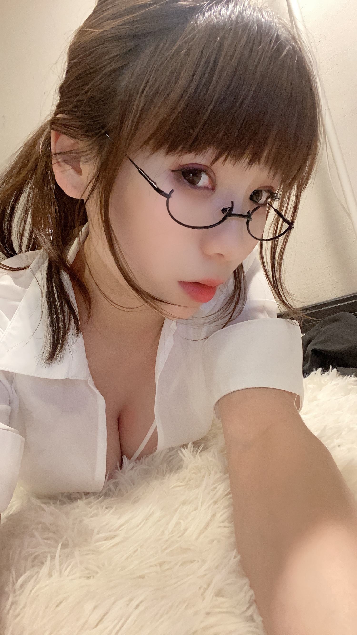 usejan（蓝蓝）- 黑丝眼镜 [137P]