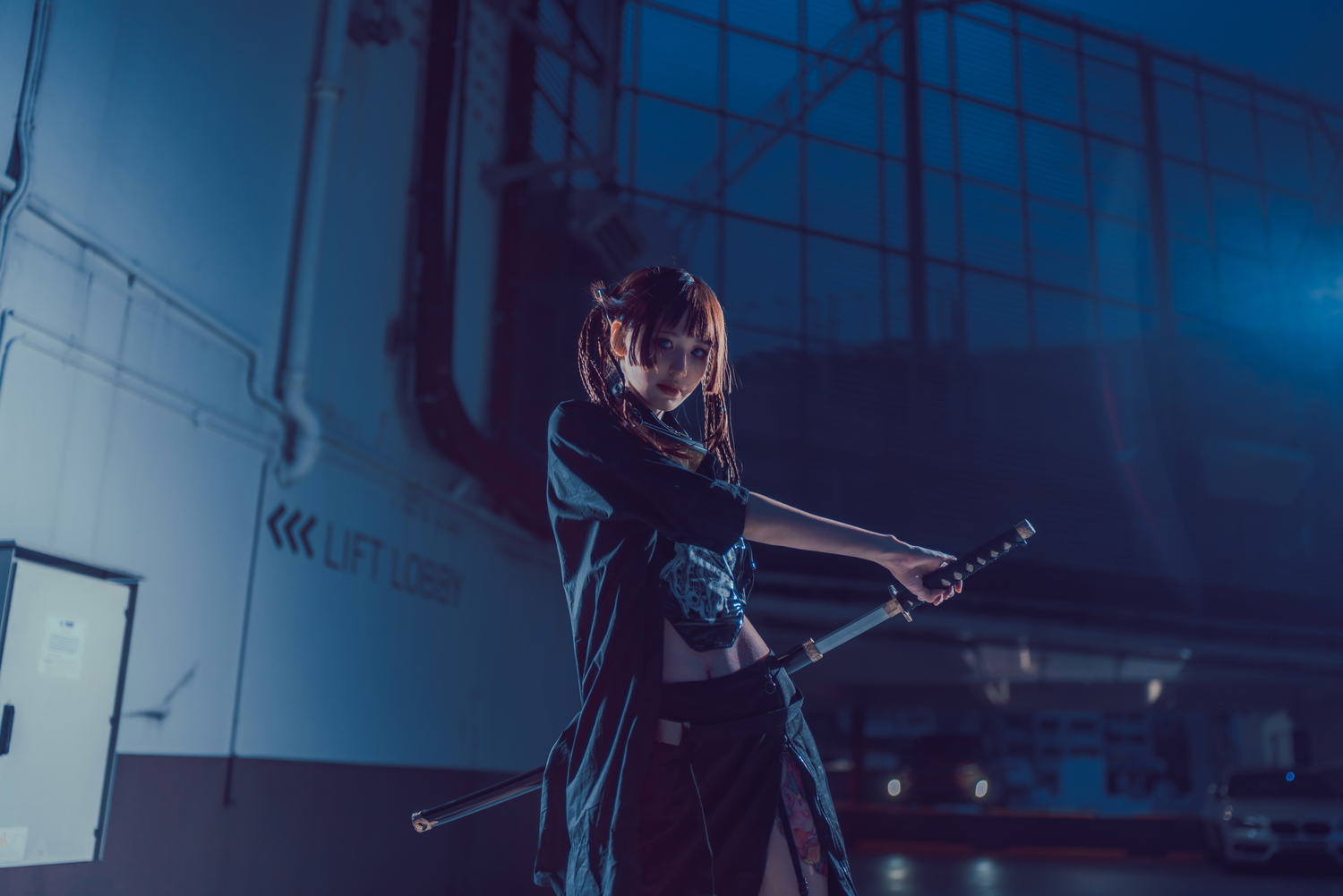 Viku猫梨梨 - 赛博刺客 [18P]