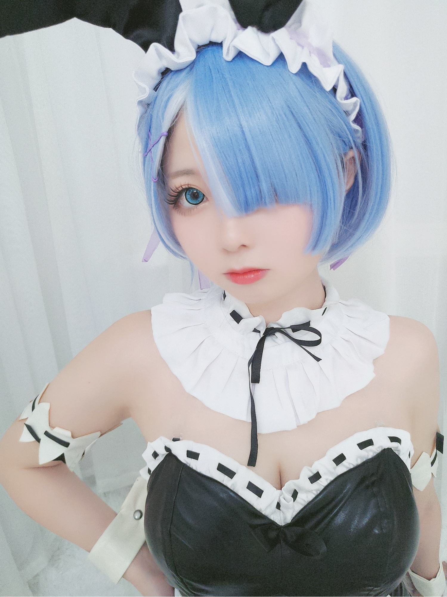 嶋葵 - 蕾姆 兔女郎自拍 [11P]