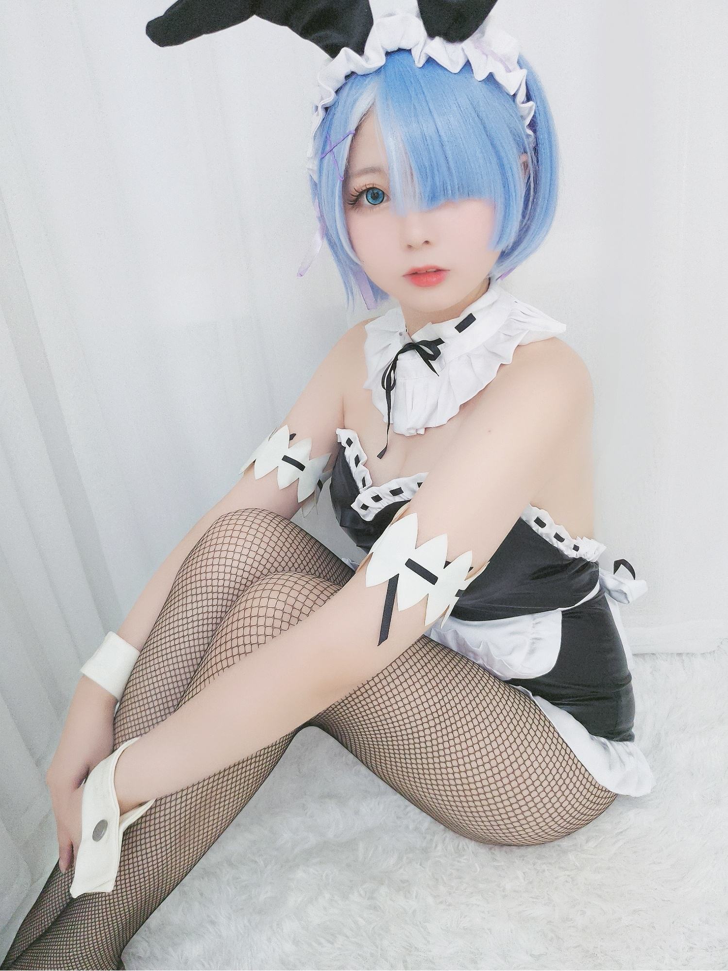 嶋葵 - 蕾姆 兔女郎自拍 [11P]