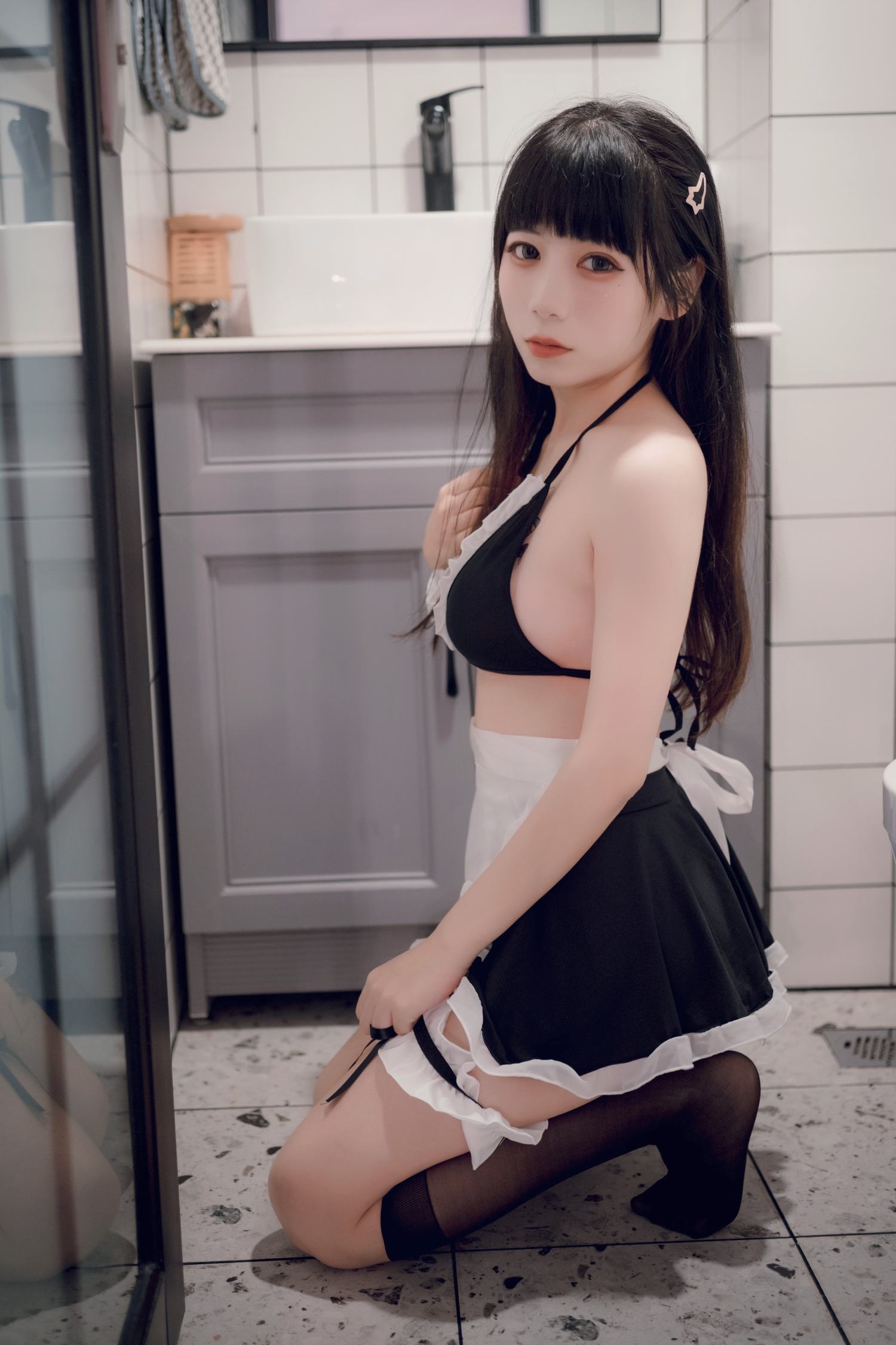 蓝蓝（usejan）- 出勤女仆 [53P]