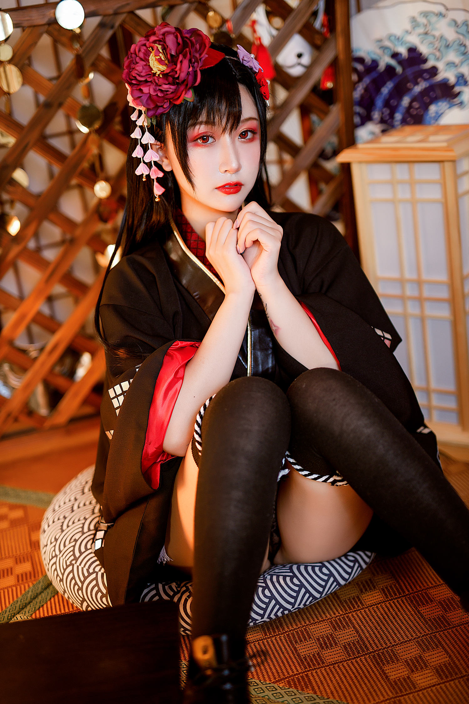 猫九酱Sakura - 蒂法和服 [30P]