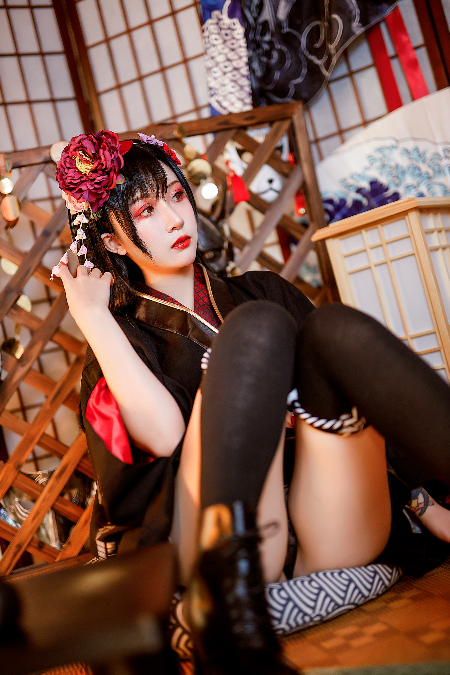 猫九酱Sakura - 蒂法和服 [30P]