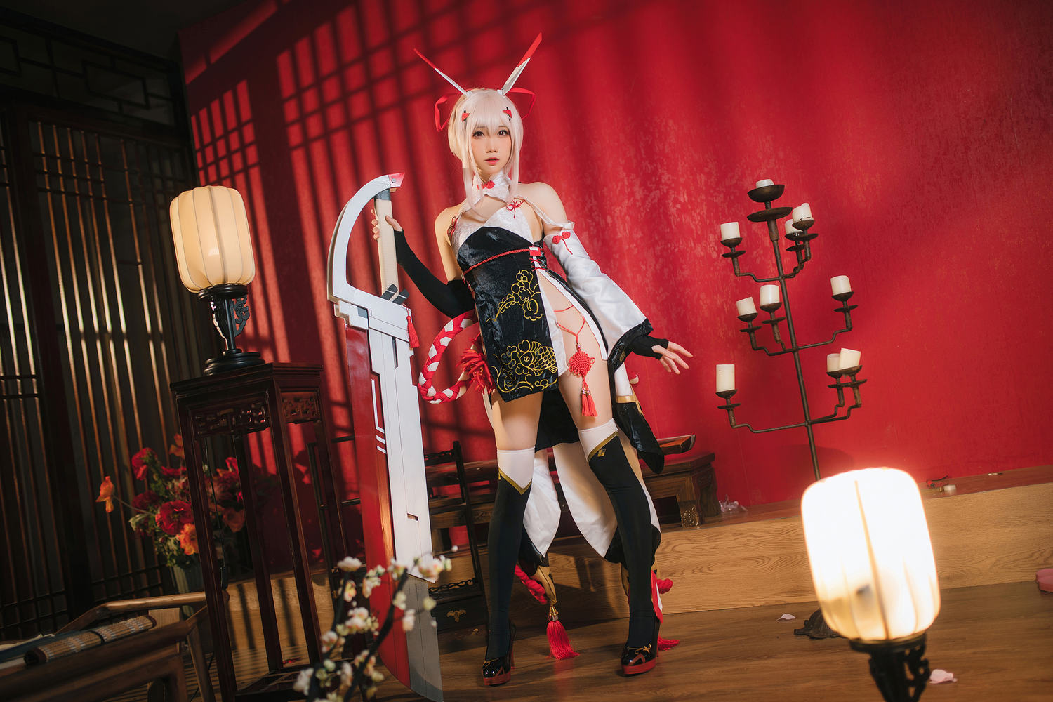 焖焖碳 - 绫波旗袍 [25P]