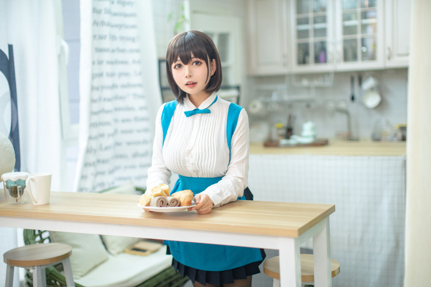 穆零Mu0&黑猫猫OvO - 星期一的丰满 ol制服 [122P]