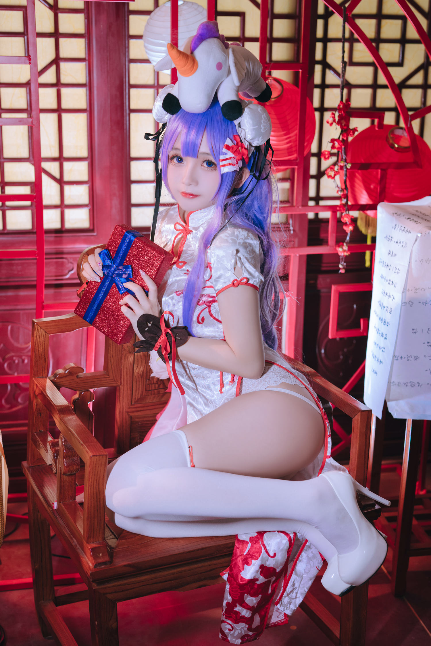 日奈娇 - 独角兽旗袍 [40P]