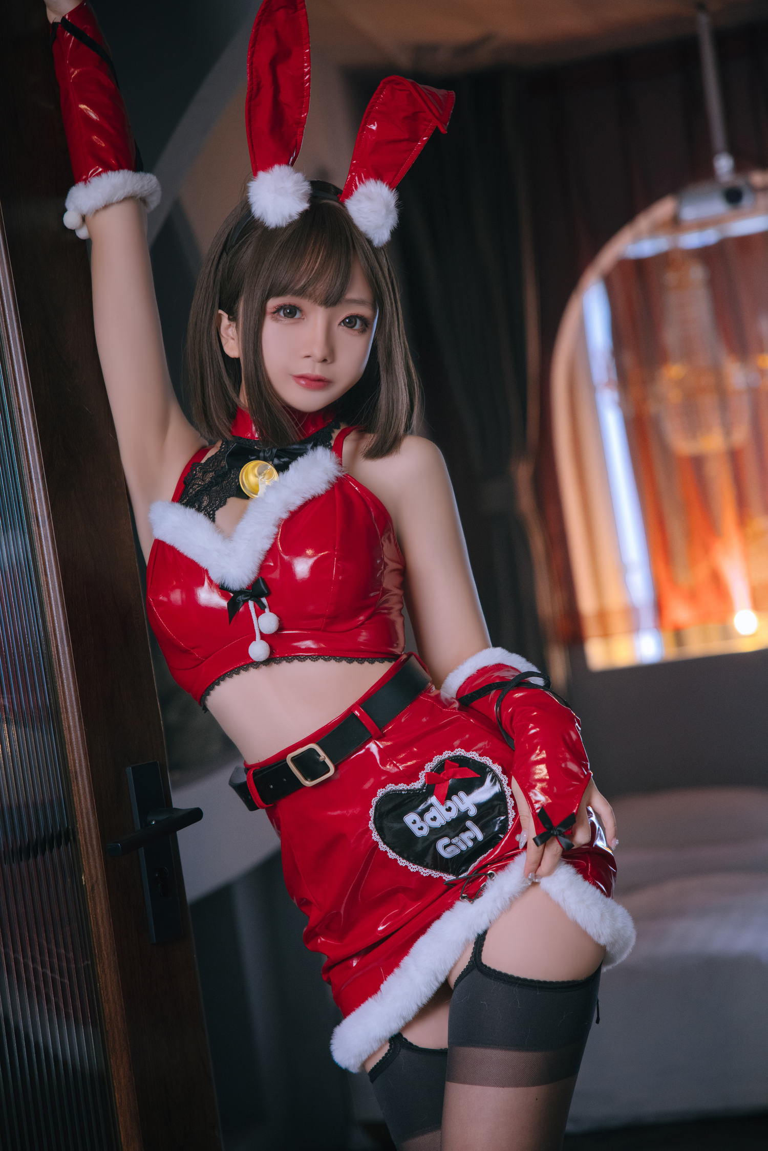 日奈娇 - 圣诞兔子 [97P]