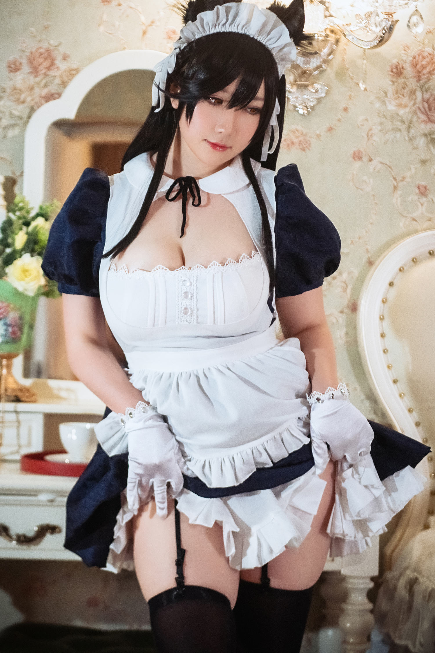 是本末末 – 爱宕女仆装 [28P]