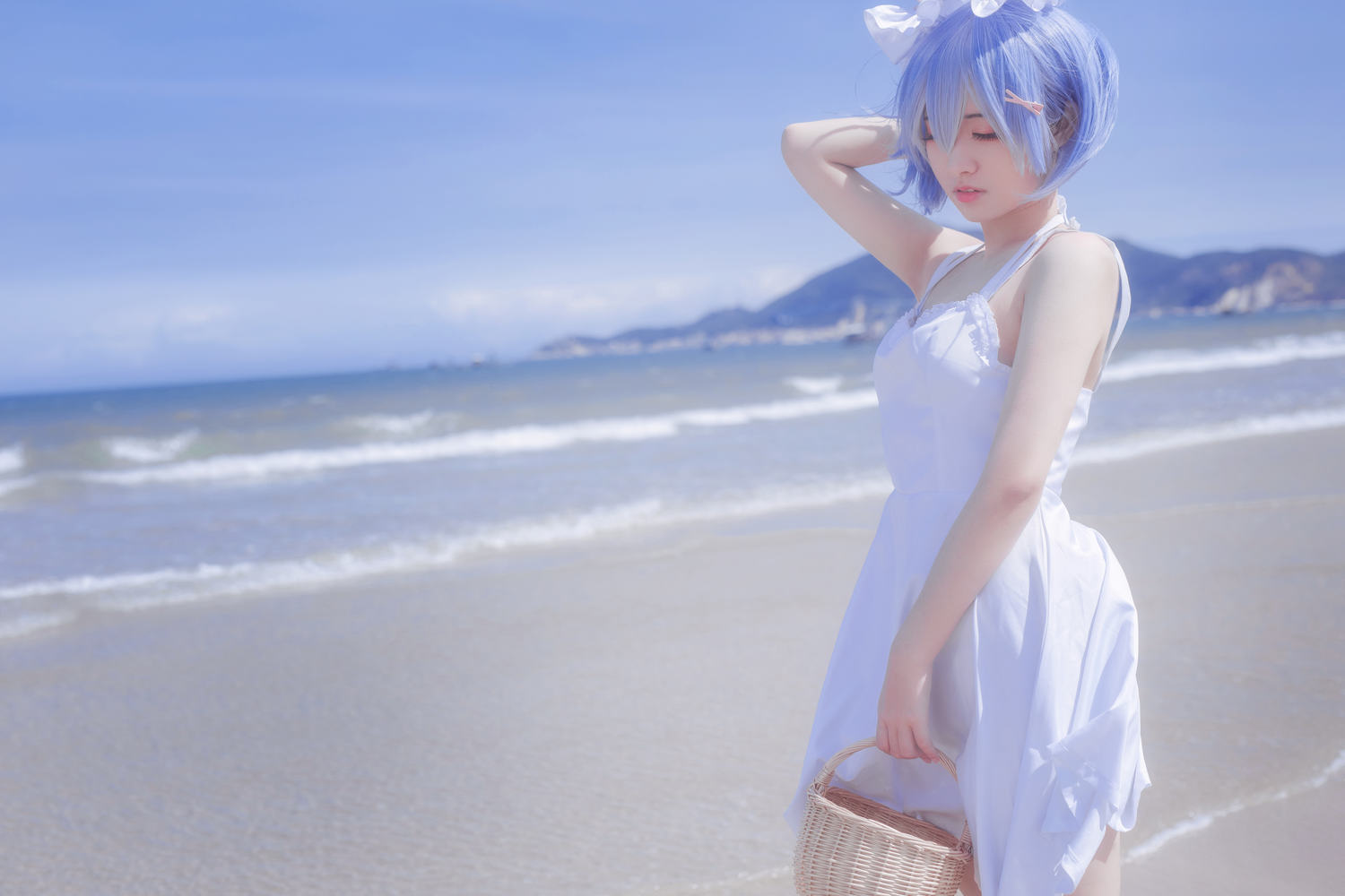 外星嫣子 - 蕾姆白裙 [11P]