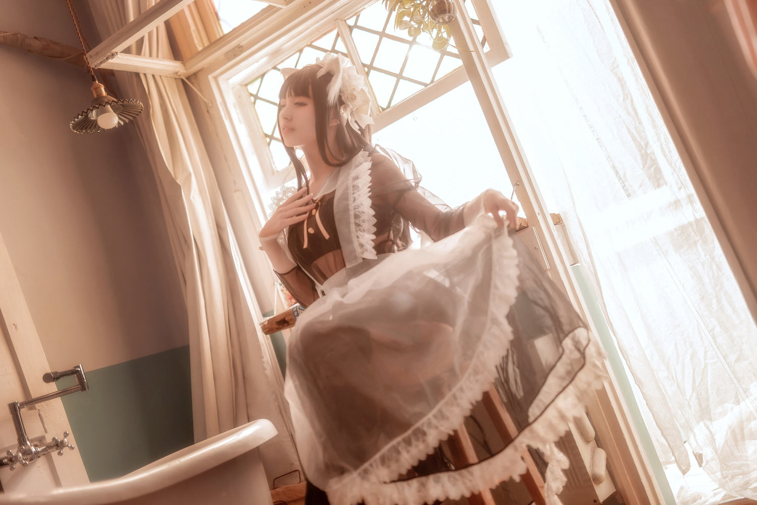 外星嫣子 - 透明女仆 [24P]