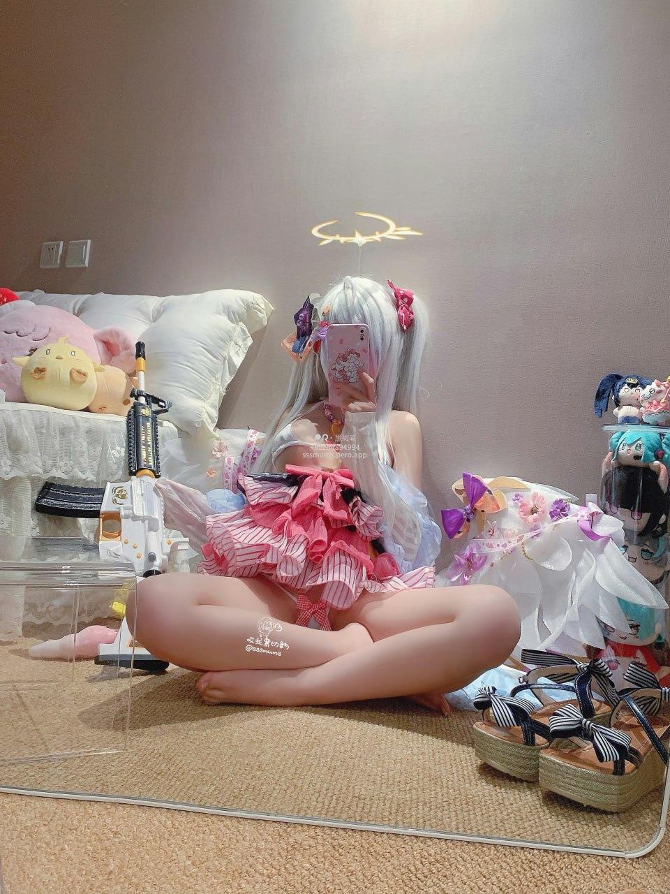 哎我黑切訥 —蔚蓝档案 白洲梓 [25P4V-385MB]