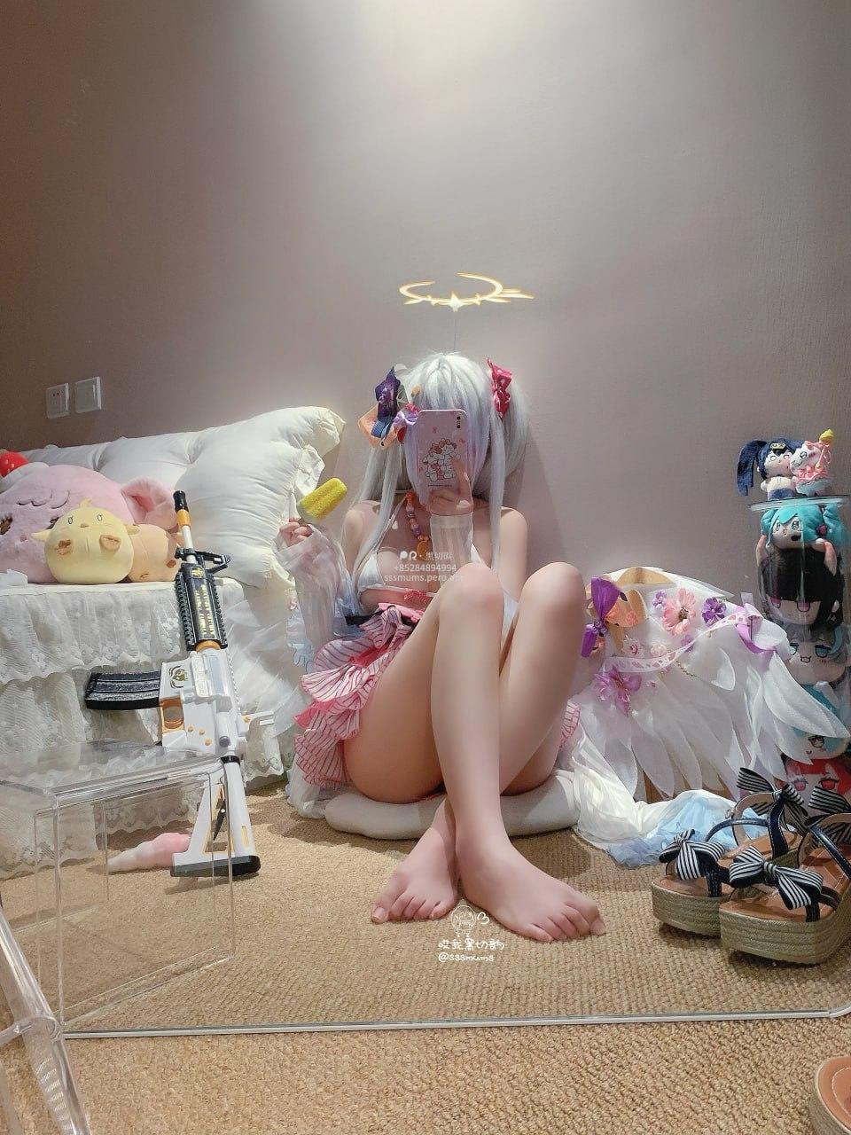 哎我黑切訥 —蔚蓝档案 白洲梓 [25P4V-385MB]