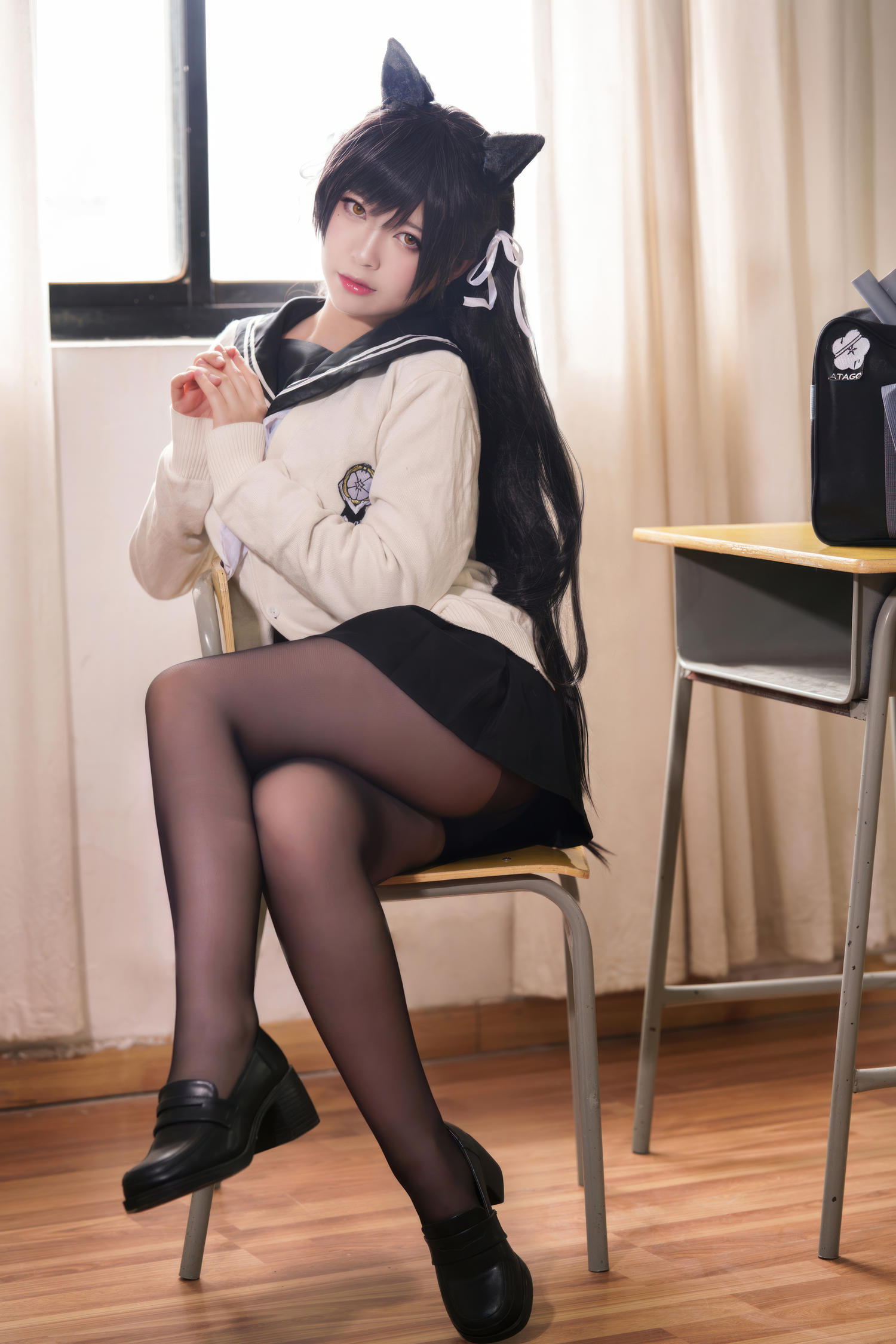 半半子 碧蓝航线 爱宕校服 [25P-193MB]