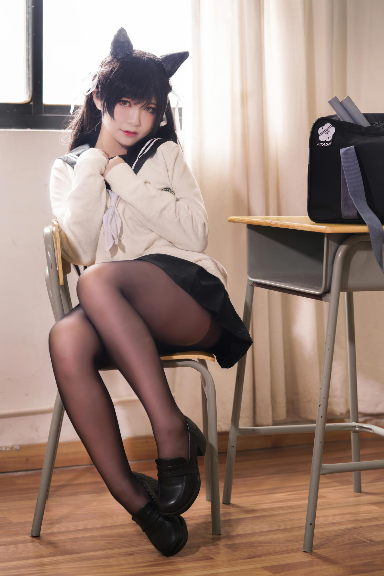 半半子 碧蓝航线 爱宕校服 [25P-193MB]